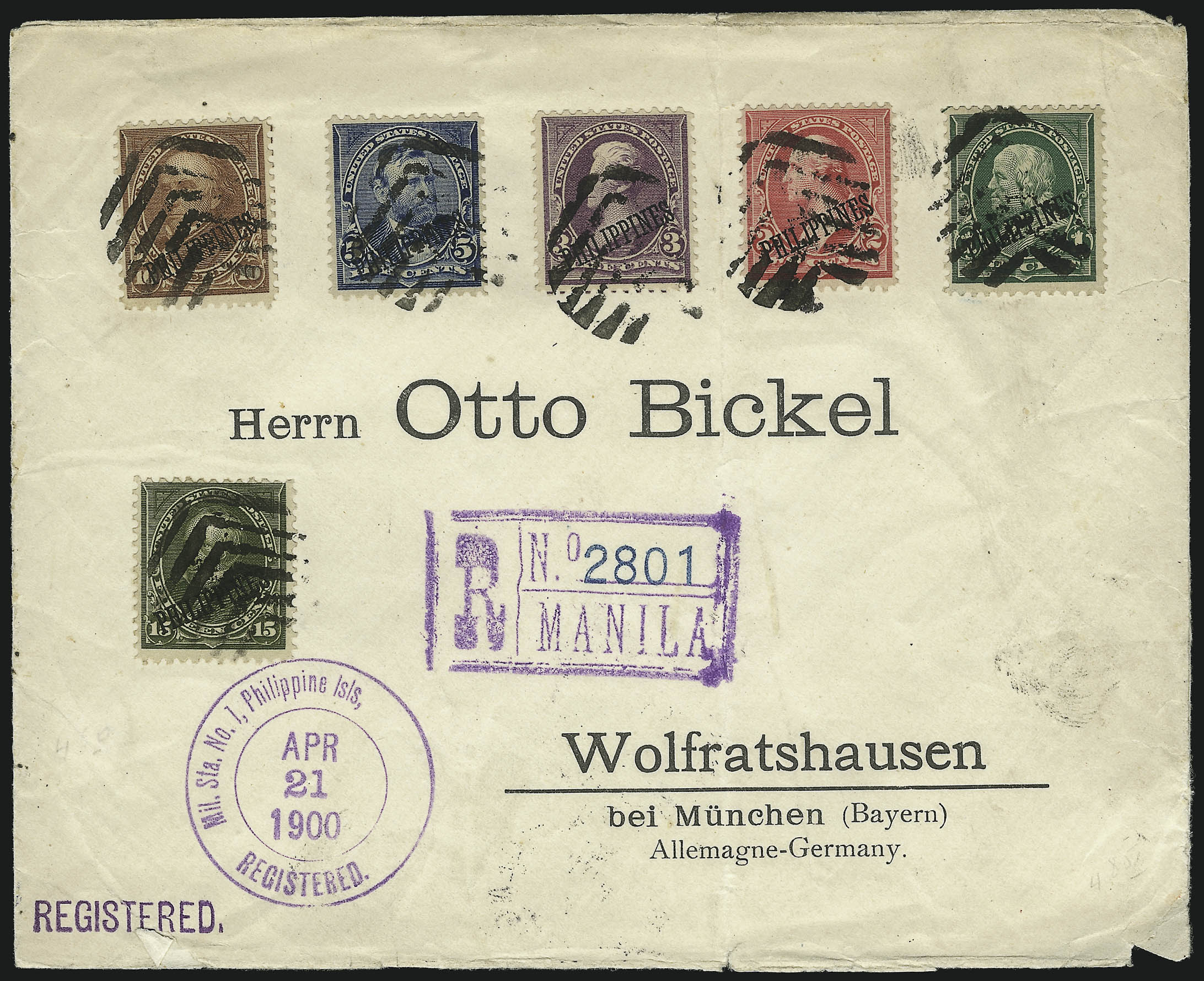 Sale no. 1067 — Lot no. 1887 — Siegel Auction Galleries