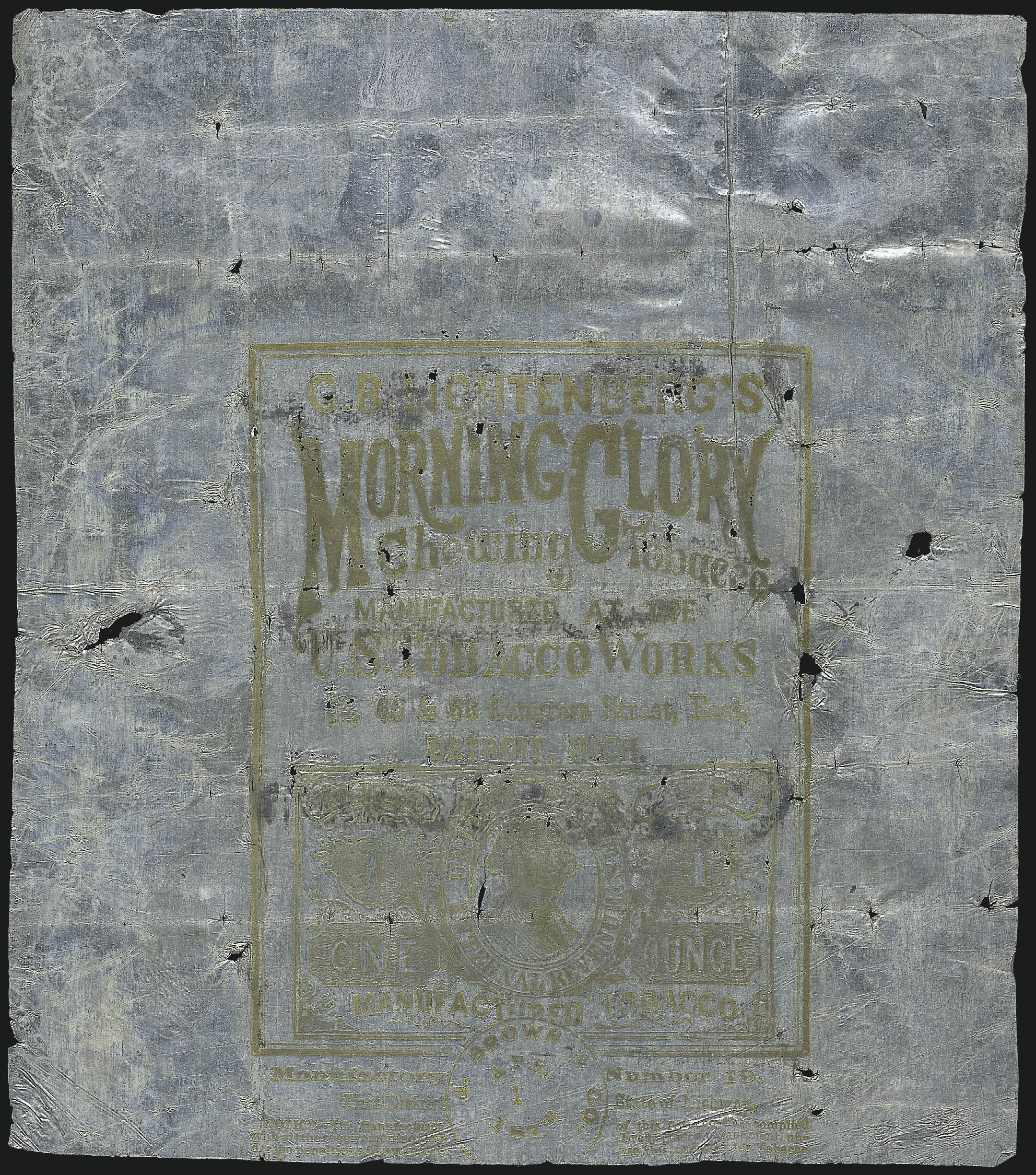 Sale no. 1067 — Lot no. 405 — Siegel Auction Galleries