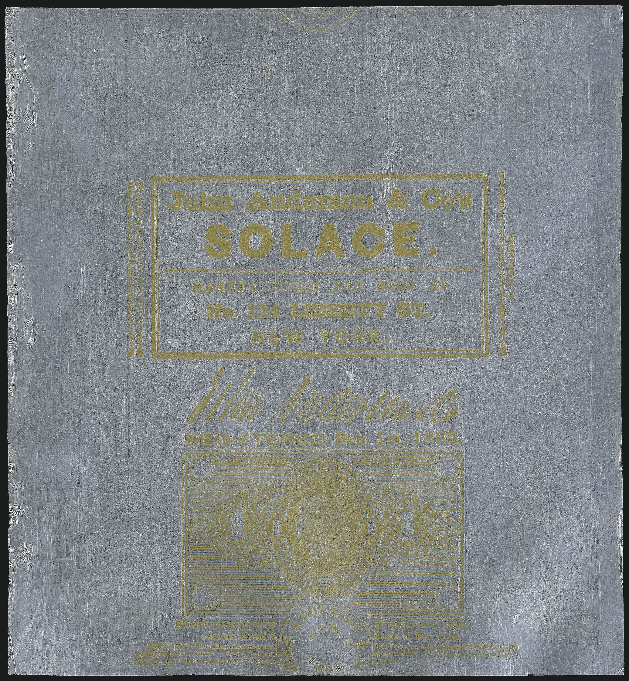 Sale no. 1067 — Lot no. 433 — Siegel Auction Galleries