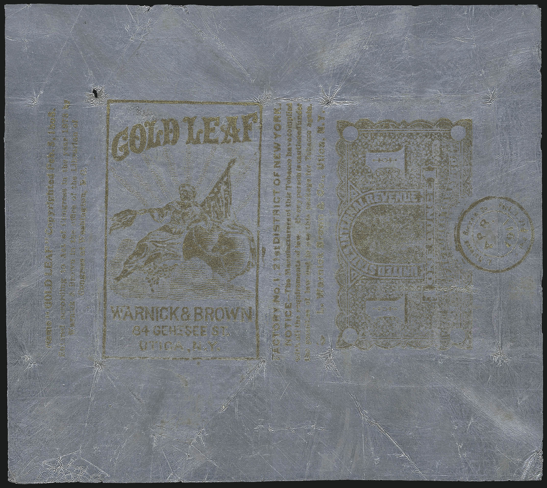 Sale no. 1067 — Lot no. 449 — Siegel Auction Galleries