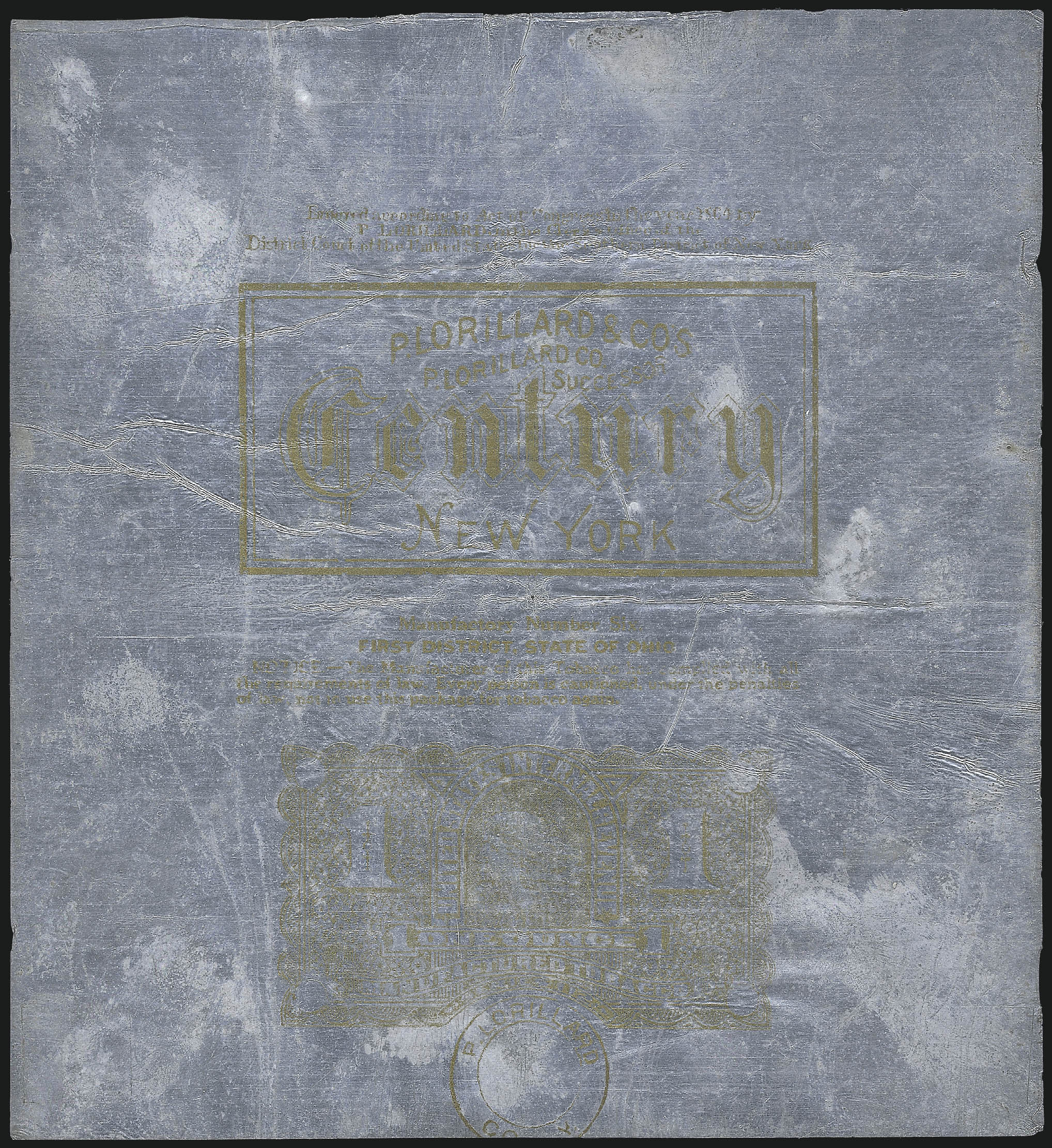 Sale no. 1067 — Lot no. 460 — Siegel Auction Galleries