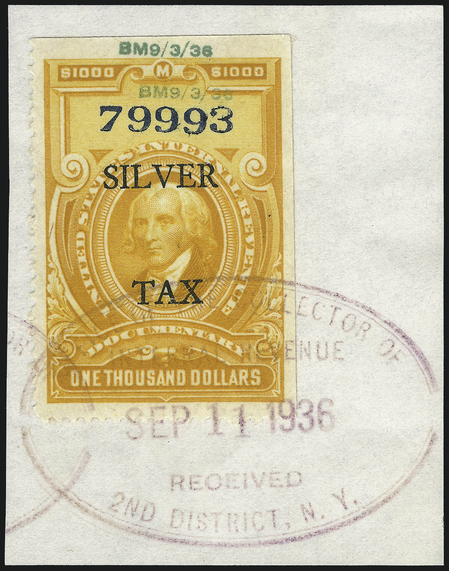 Sale no. 1067 — Lot no. 672 — Siegel Auction Galleries