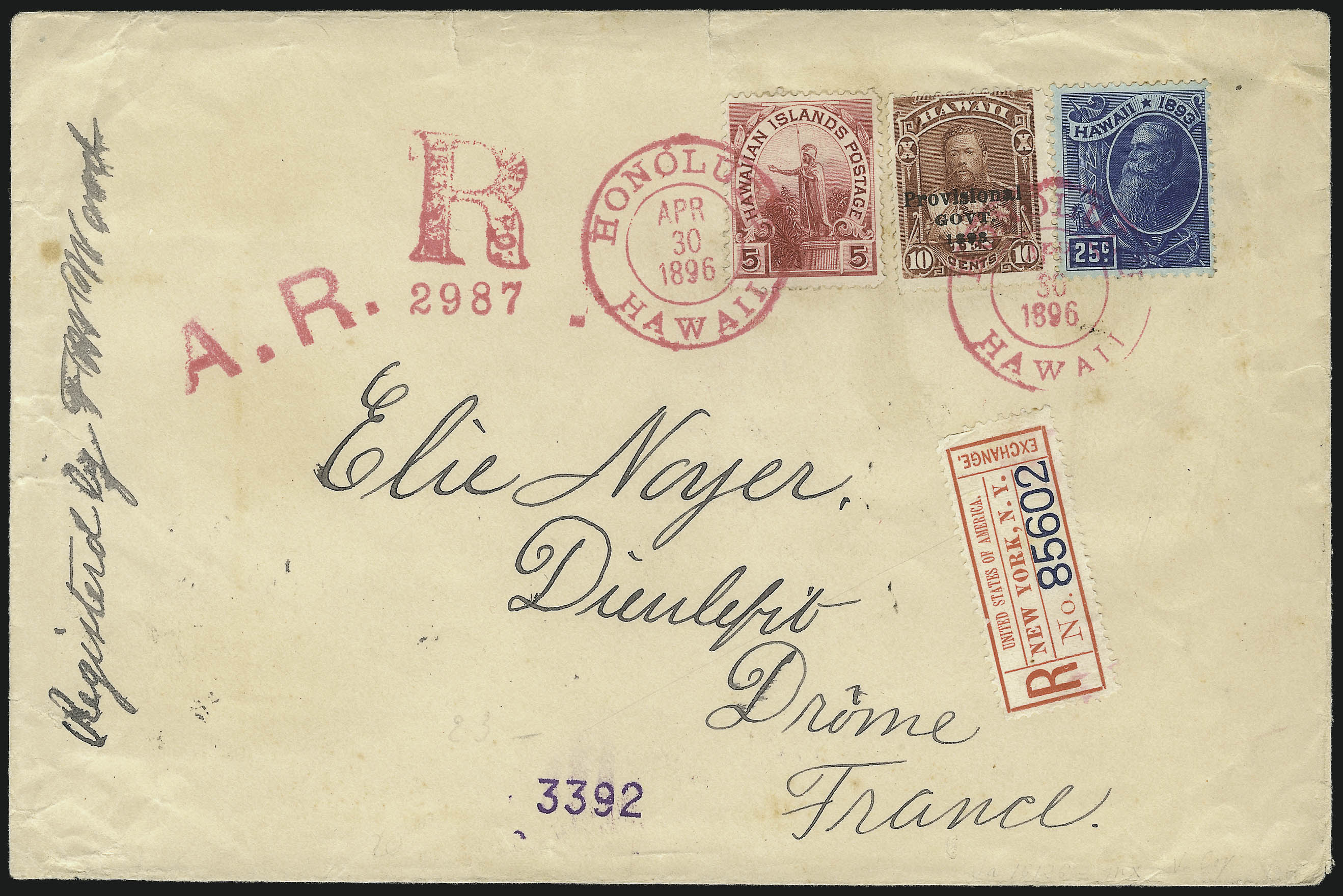 Sale no. 1068 — Lot no. 1010 — Siegel Auction Galleries