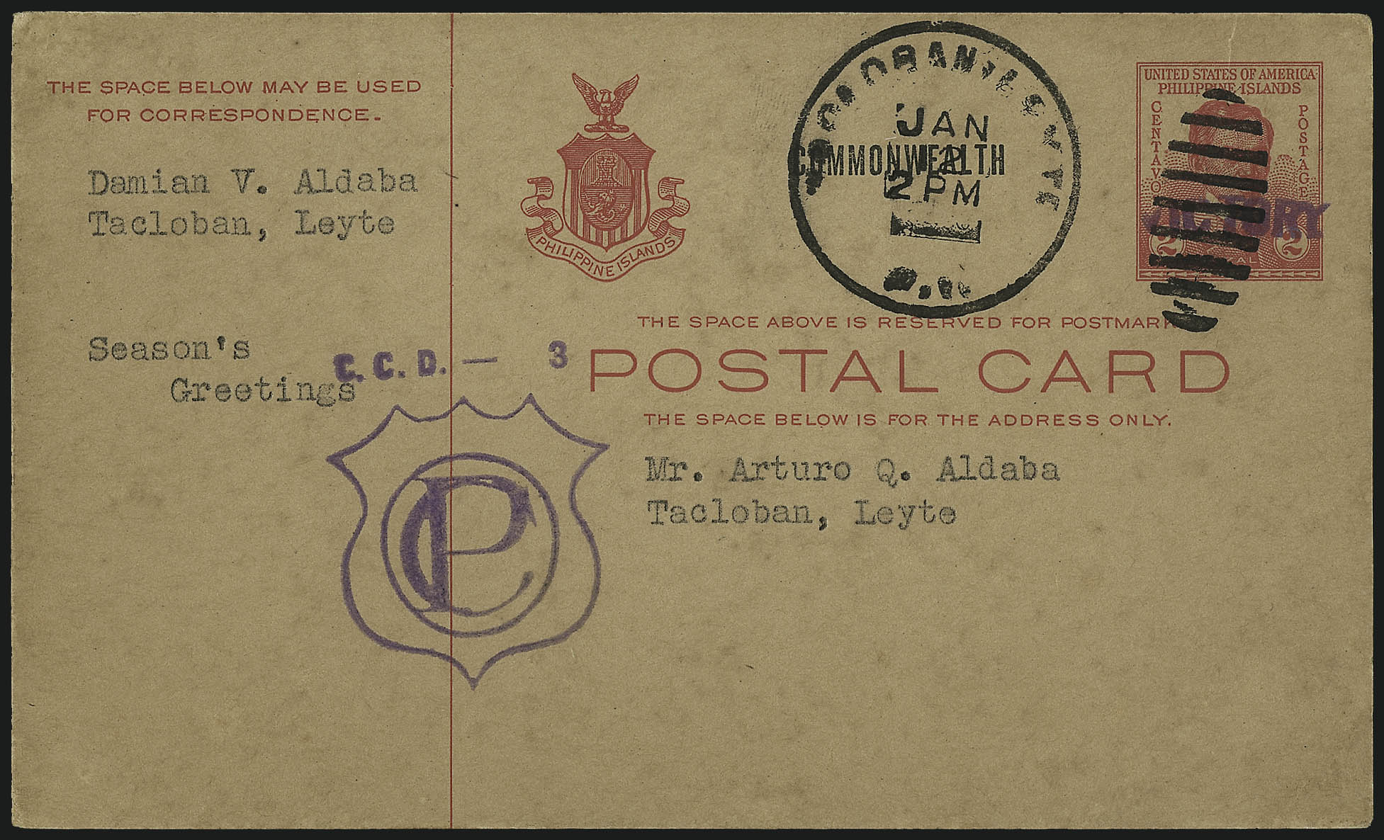 Sale no. 1068 — Lot no. 835 — Siegel Auction Galleries