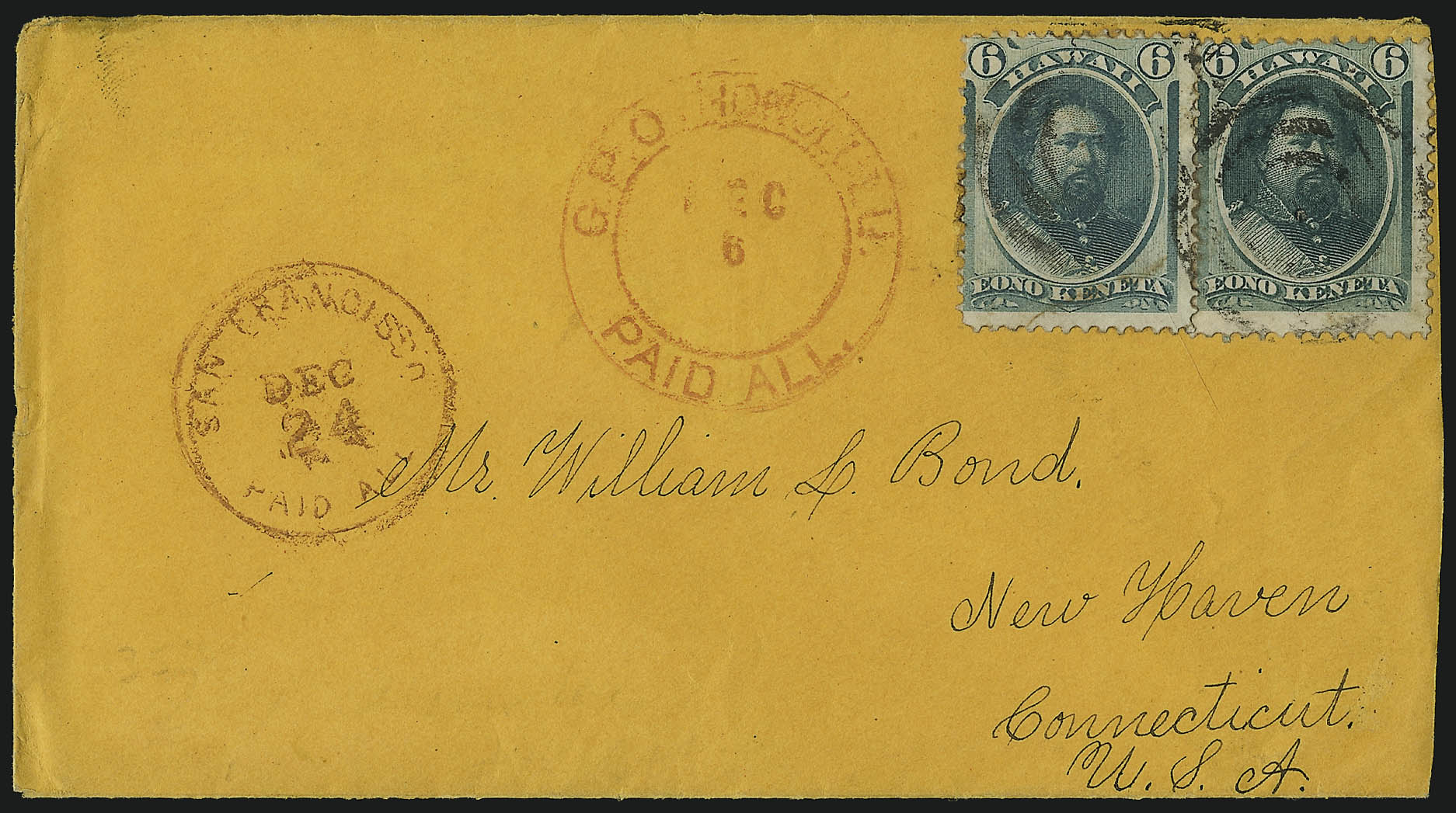 Sale no. 1068 — Lot no. 956 — Siegel Auction Galleries