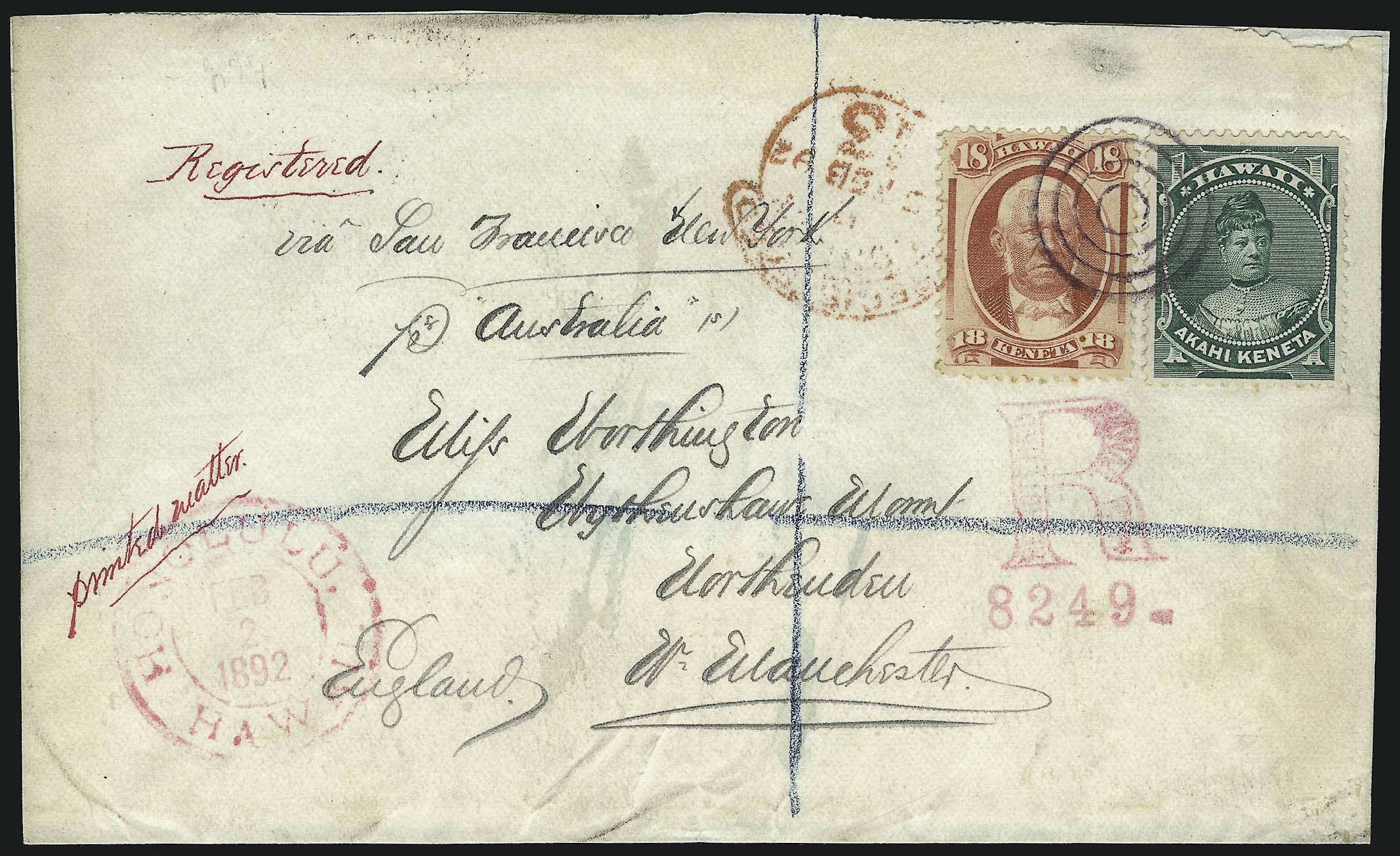 Sale no. 1068 — Lot no. 962 — Siegel Auction Galleries