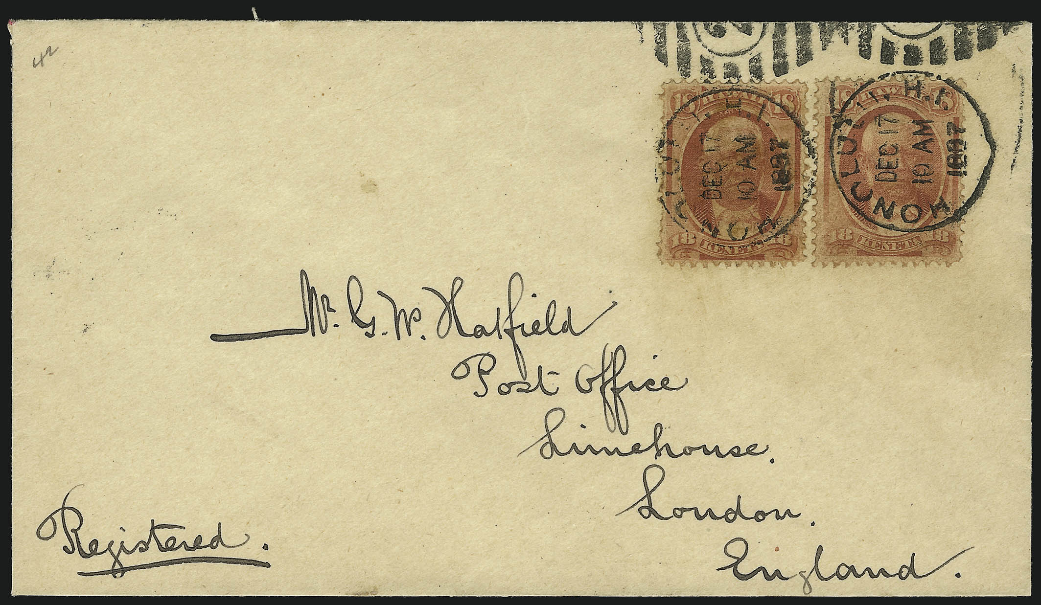 Sale no. 1068 — Lot no. 963 — Siegel Auction Galleries