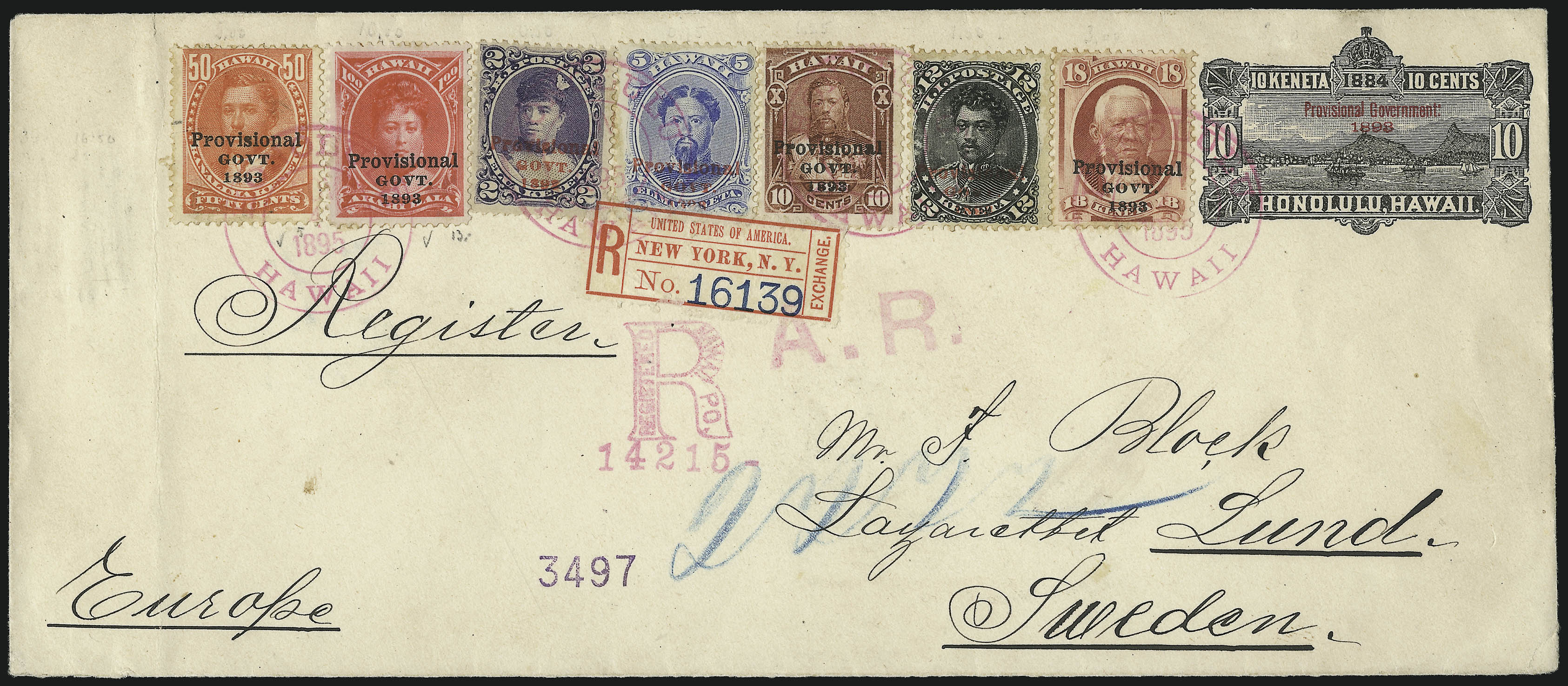 Sale no. 1068 — Lot no. 996 — Siegel Auction Galleries