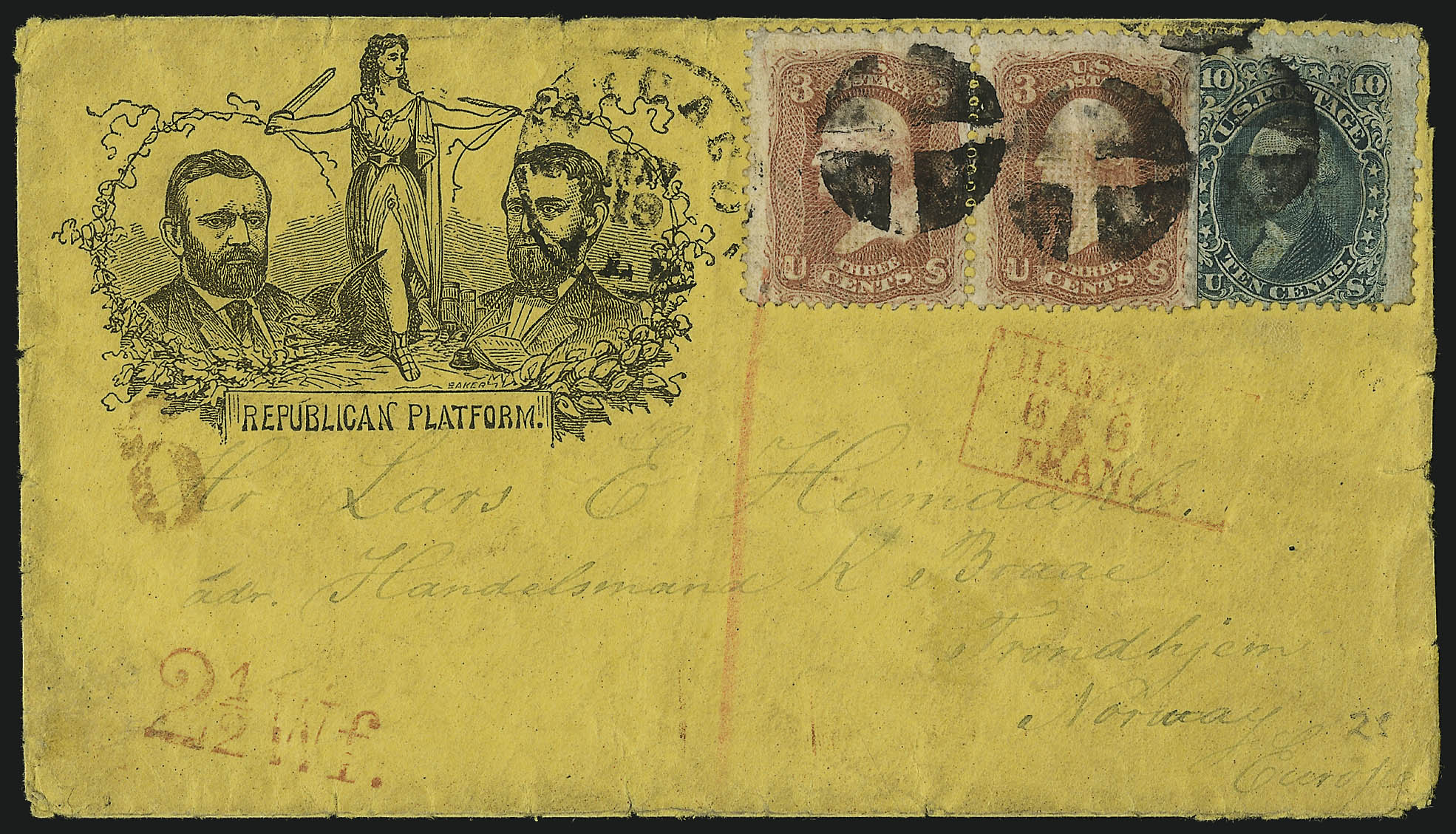 Sale no. 1075 — Lot no. 1096 — Siegel Auction Galleries