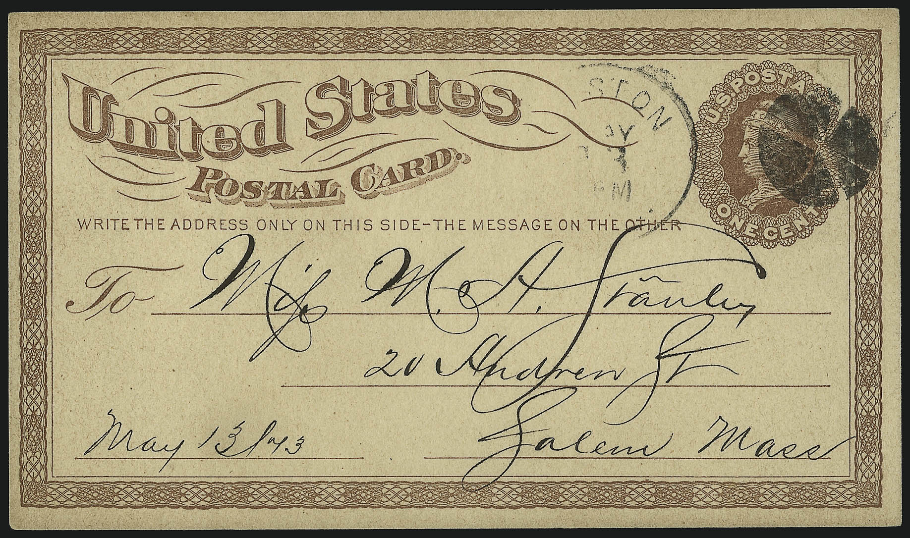 Sale no. 1075 — Lot no. 1214 — Siegel Auction Galleries