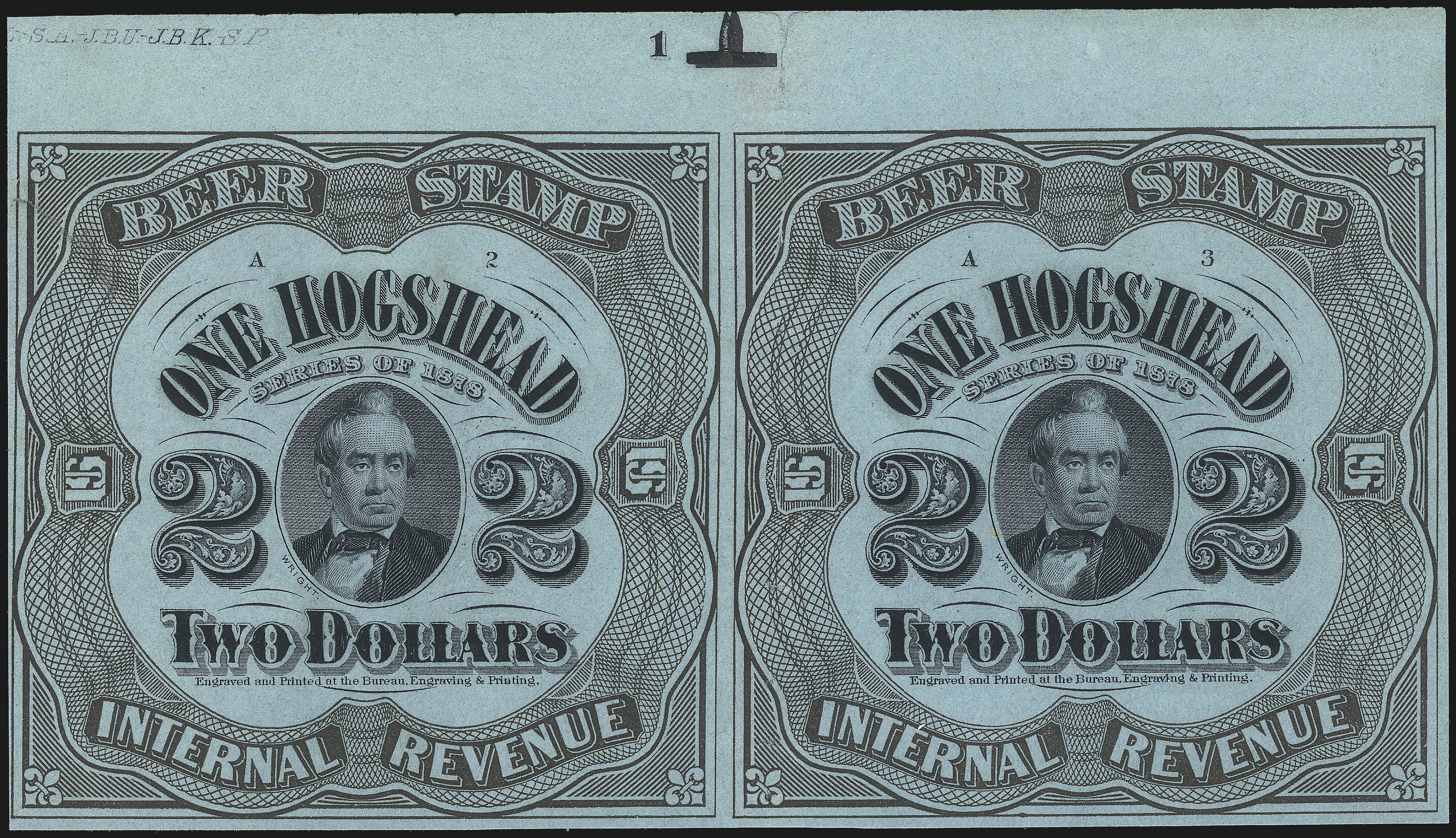 Sale no. 1077 — Lot no. 538 — Siegel Auction Galleries