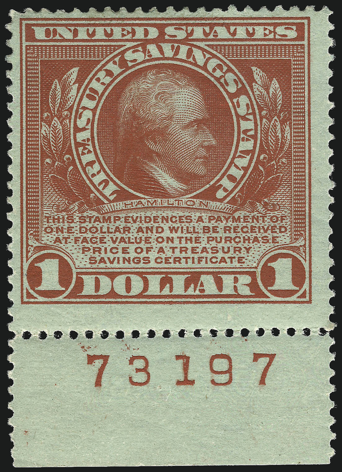 Sale no. 1077 — Lot no. 567 — Siegel Auction Galleries