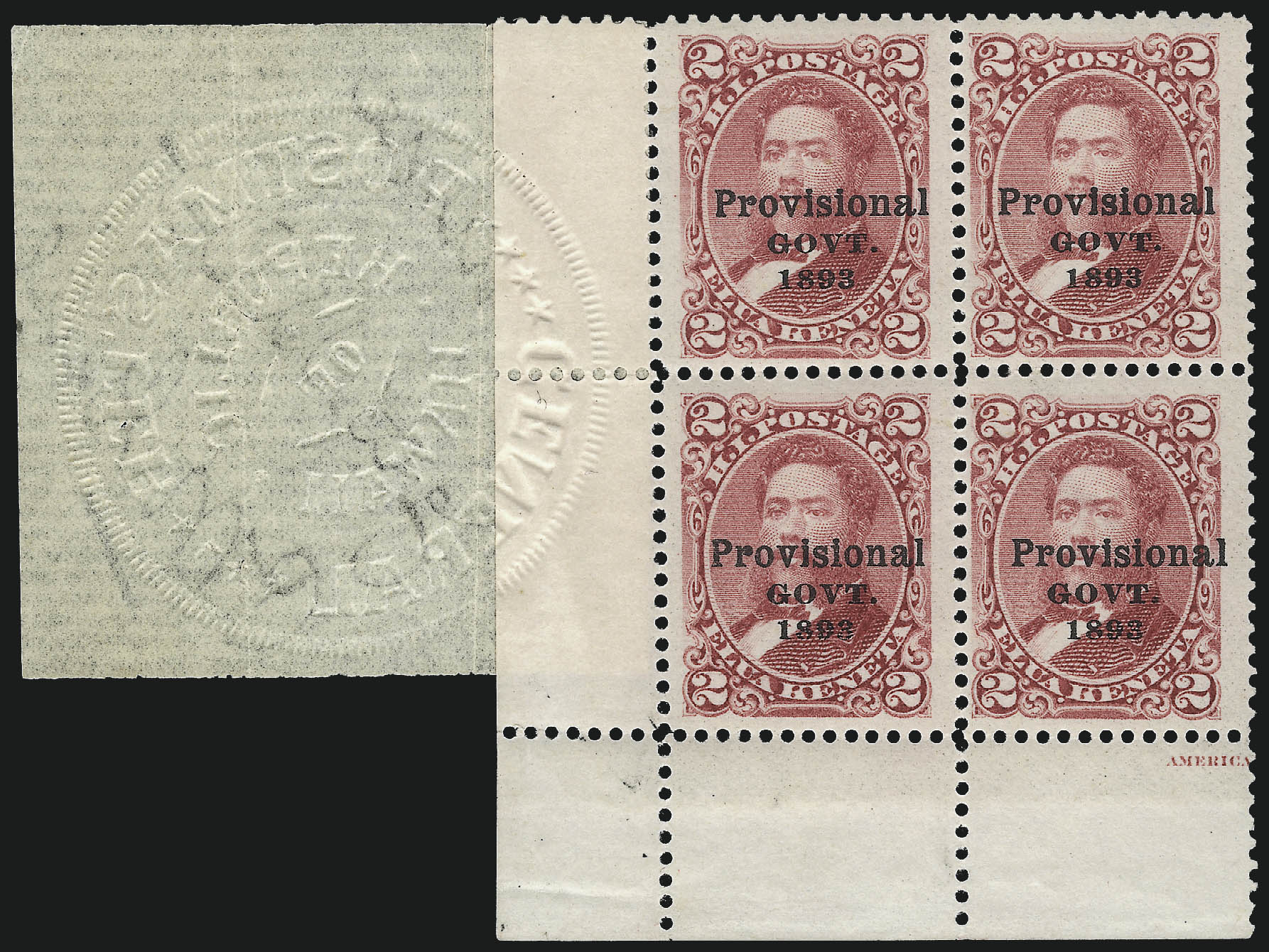 Sale no. 1077 — Lot no. 756 — Siegel Auction Galleries