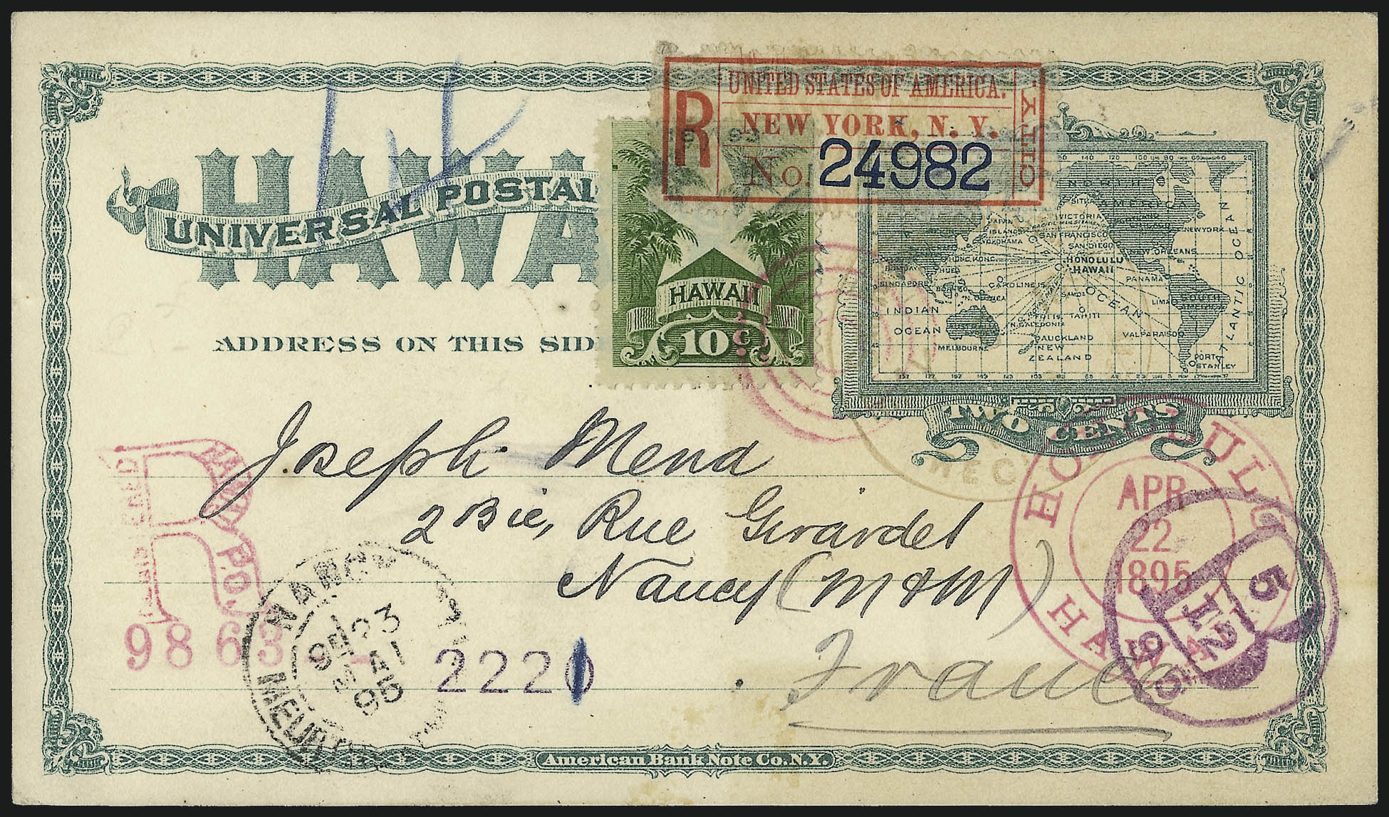 Sale no. 1077 — Lot no. 799 — Siegel Auction Galleries