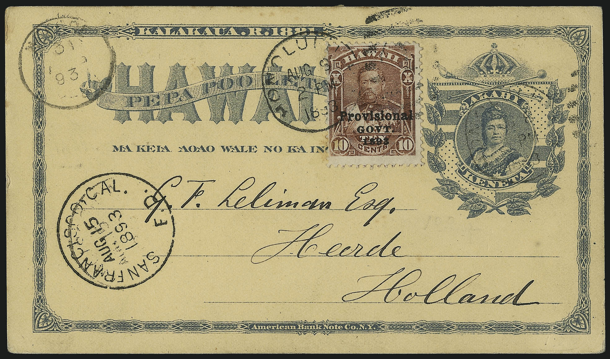 Sale no. 1077 — Lot no. 807 — Siegel Auction Galleries