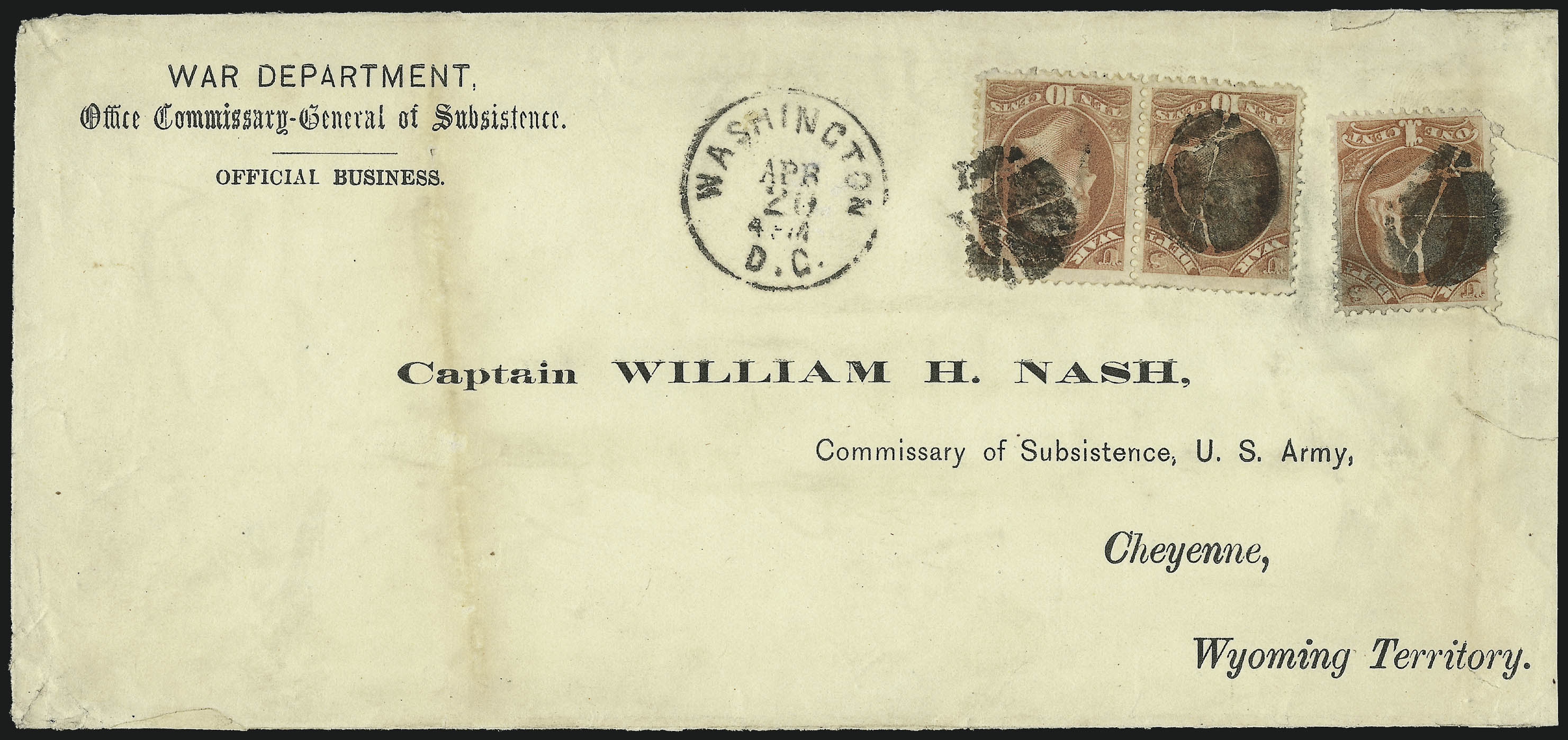 Sale no. 1085 — Lot no. 4180 — Siegel Auction Galleries