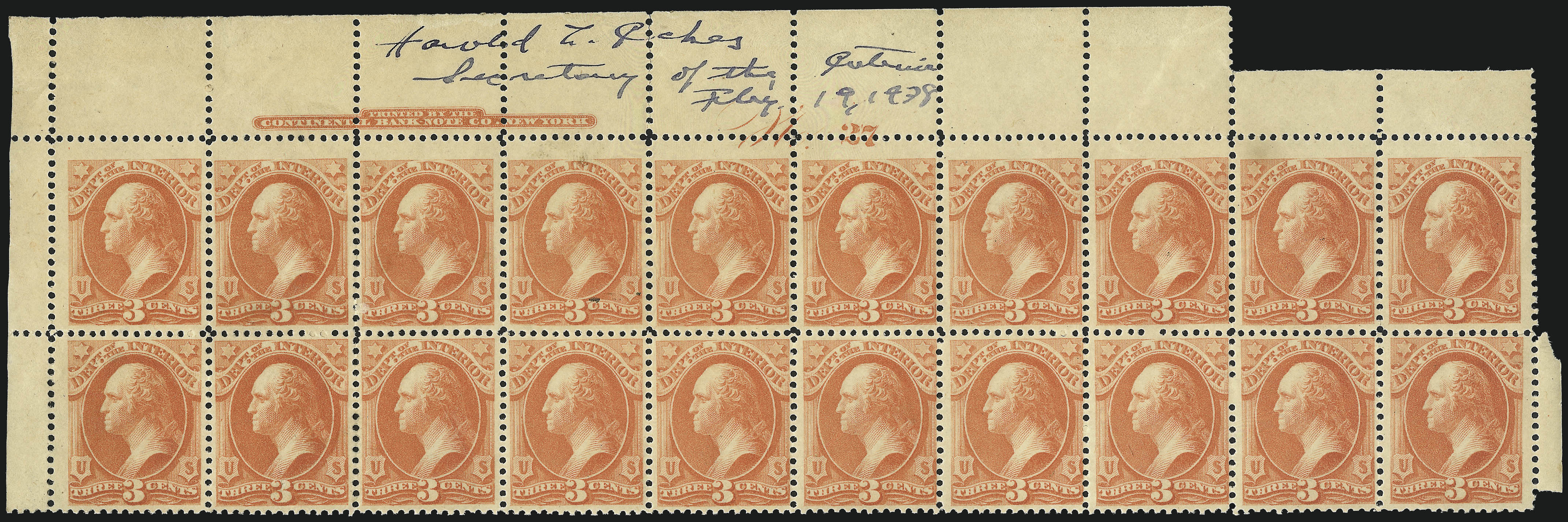 Sale no. 1085 — Lot no. 4189 — Siegel Auction Galleries