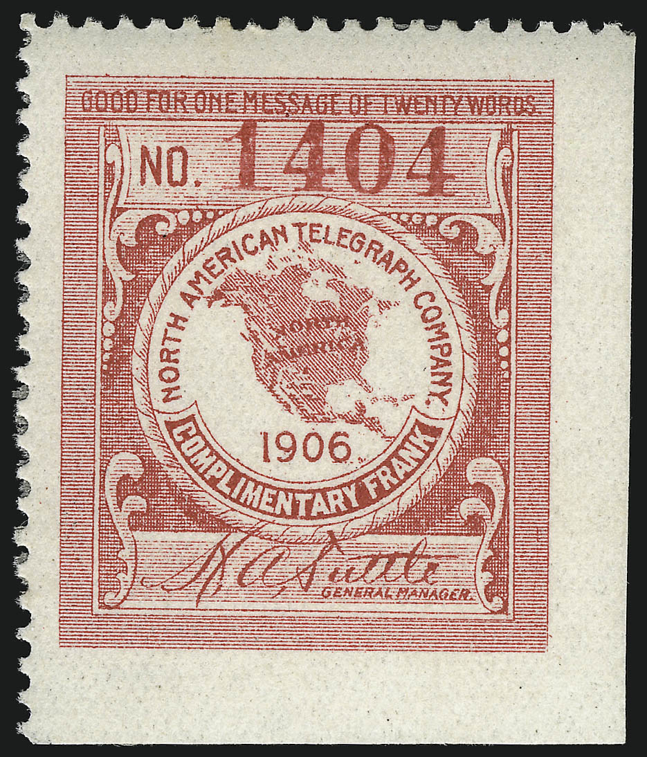 Sale no. 1090 — Lot no. 1886 — Siegel Auction Galleries