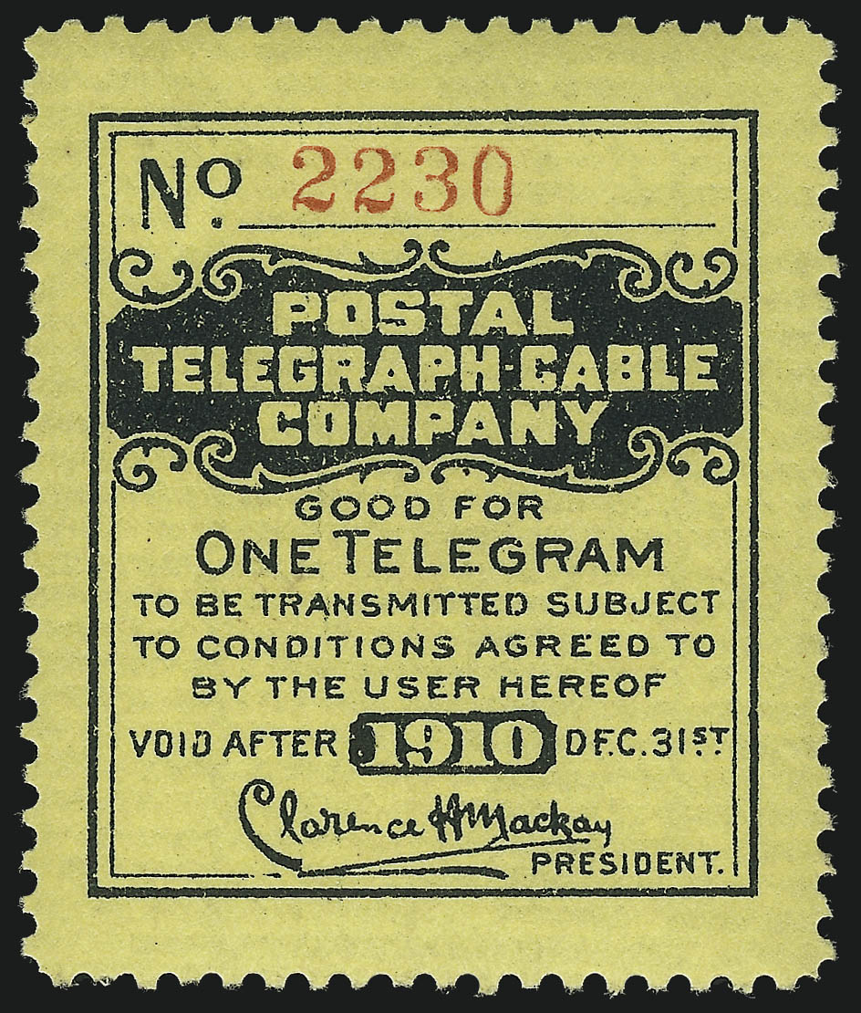 Sale no. 1090 — Lot no. 1905 — Siegel Auction Galleries