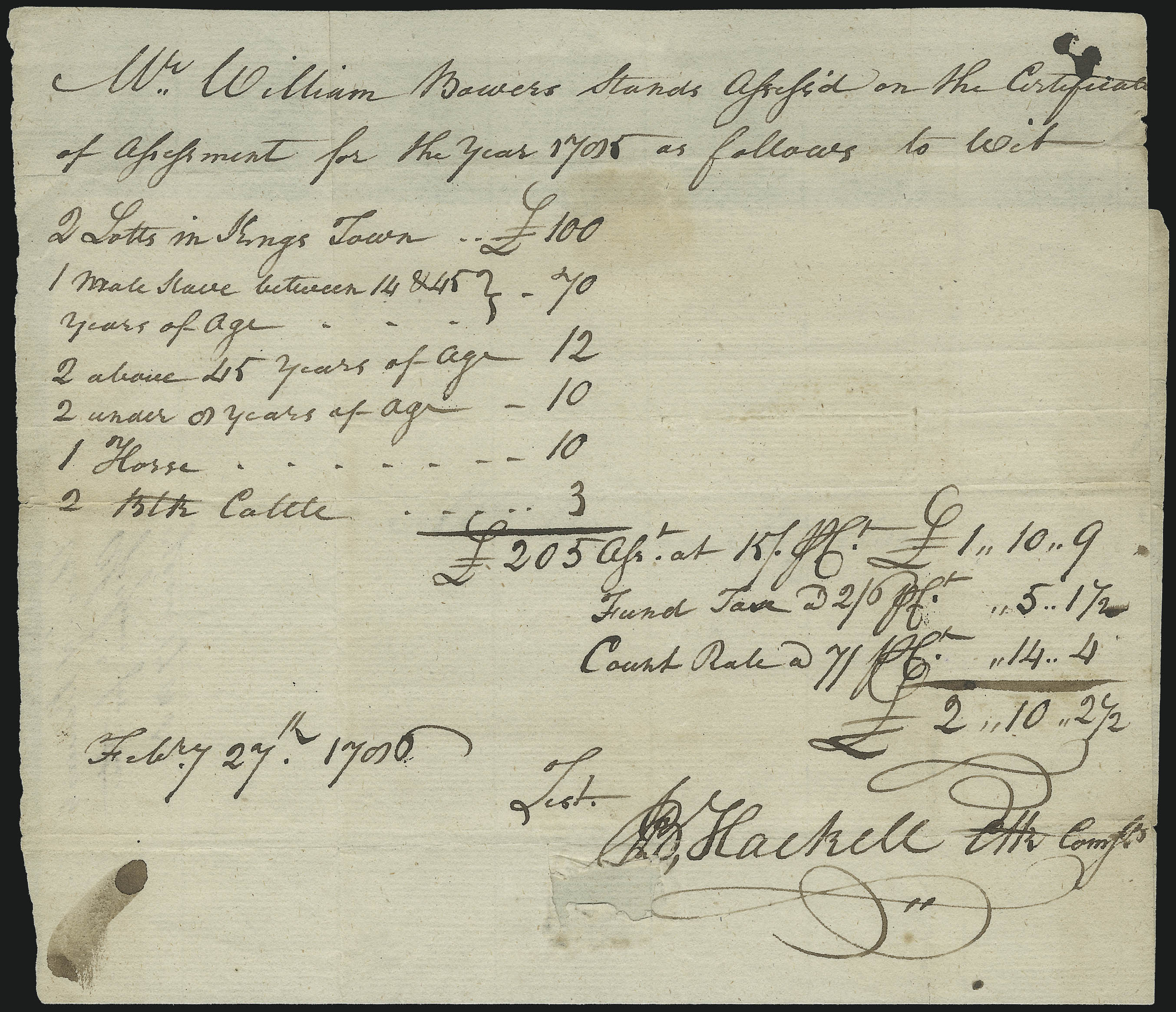 Sale no. 1090 — Lot no. 2036 — Siegel Auction Galleries