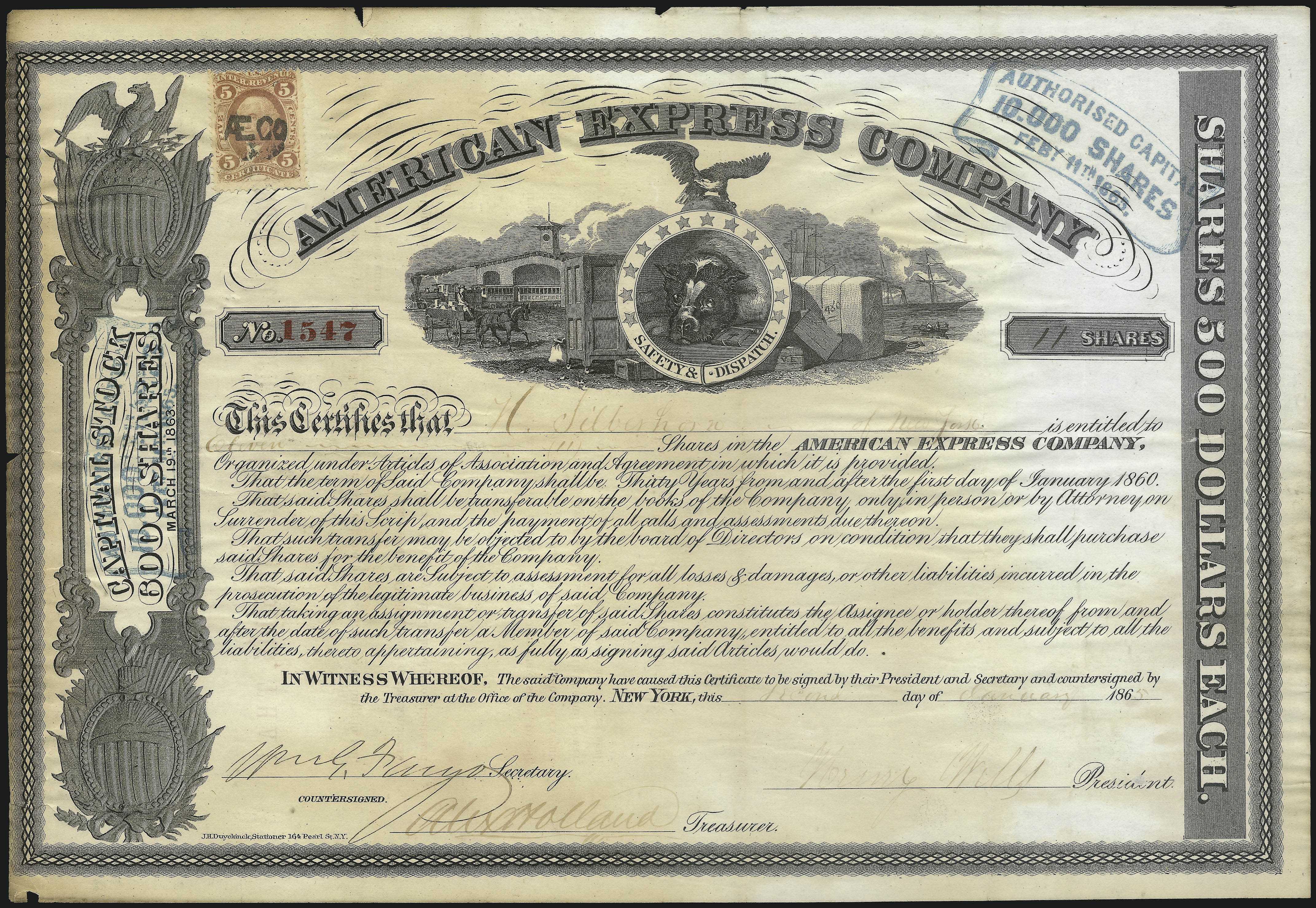 Sale no. 1090 — Lot no. 2056 — Siegel Auction Galleries