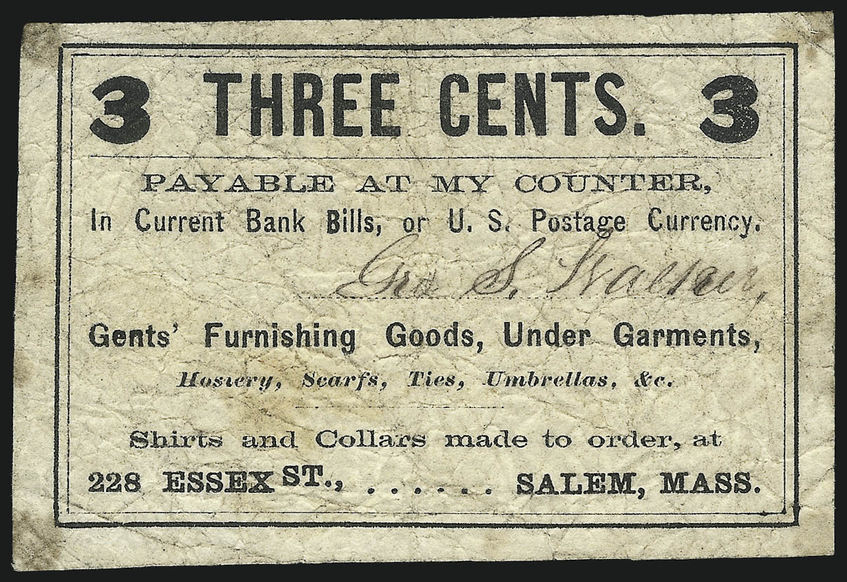 Sale no. 1090 — Lot no. 2088 — Siegel Auction Galleries