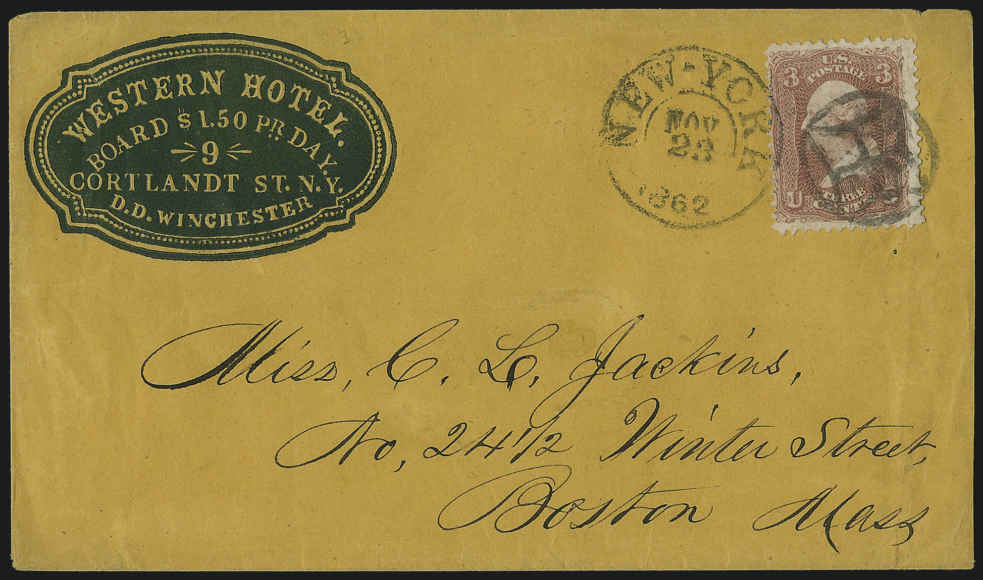 Sale no. 1090 — Lot no. 2163 — Siegel Auction Galleries