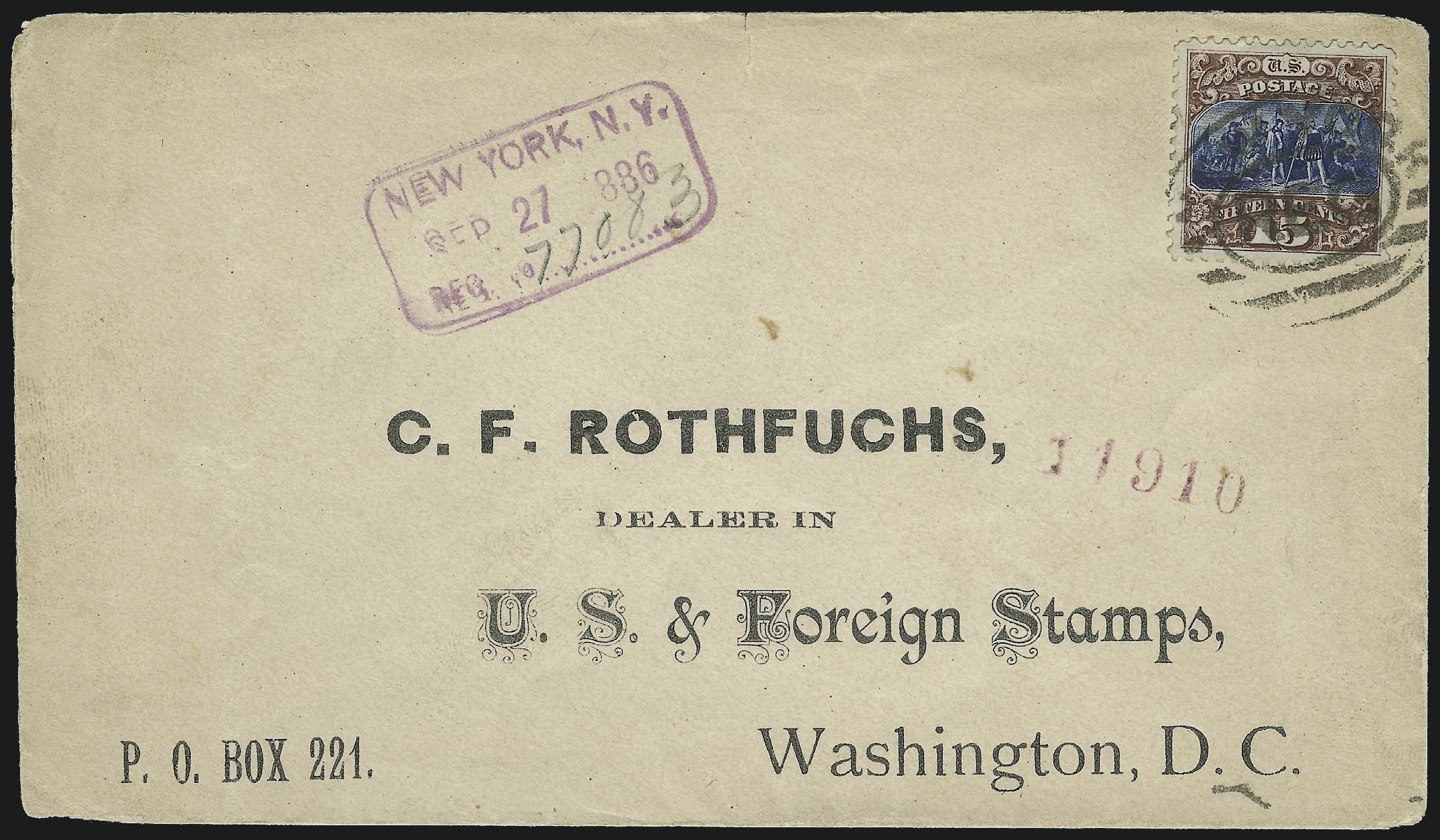 Sale no. 1090 — Lot no. 2253 — Siegel Auction Galleries