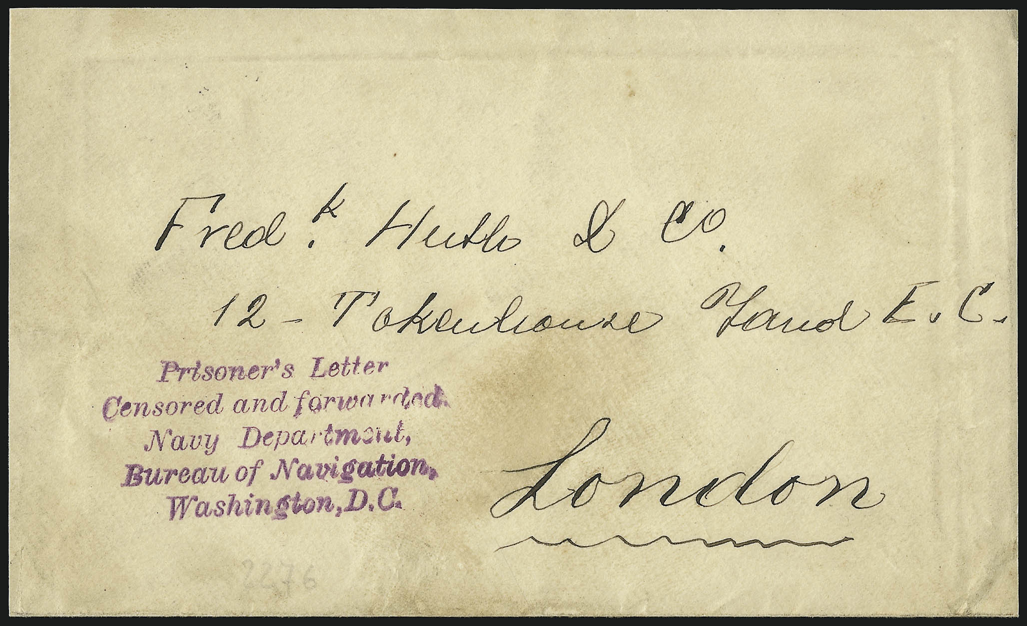 Sale no. 1090 — Lot no. 2304 — Siegel Auction Galleries