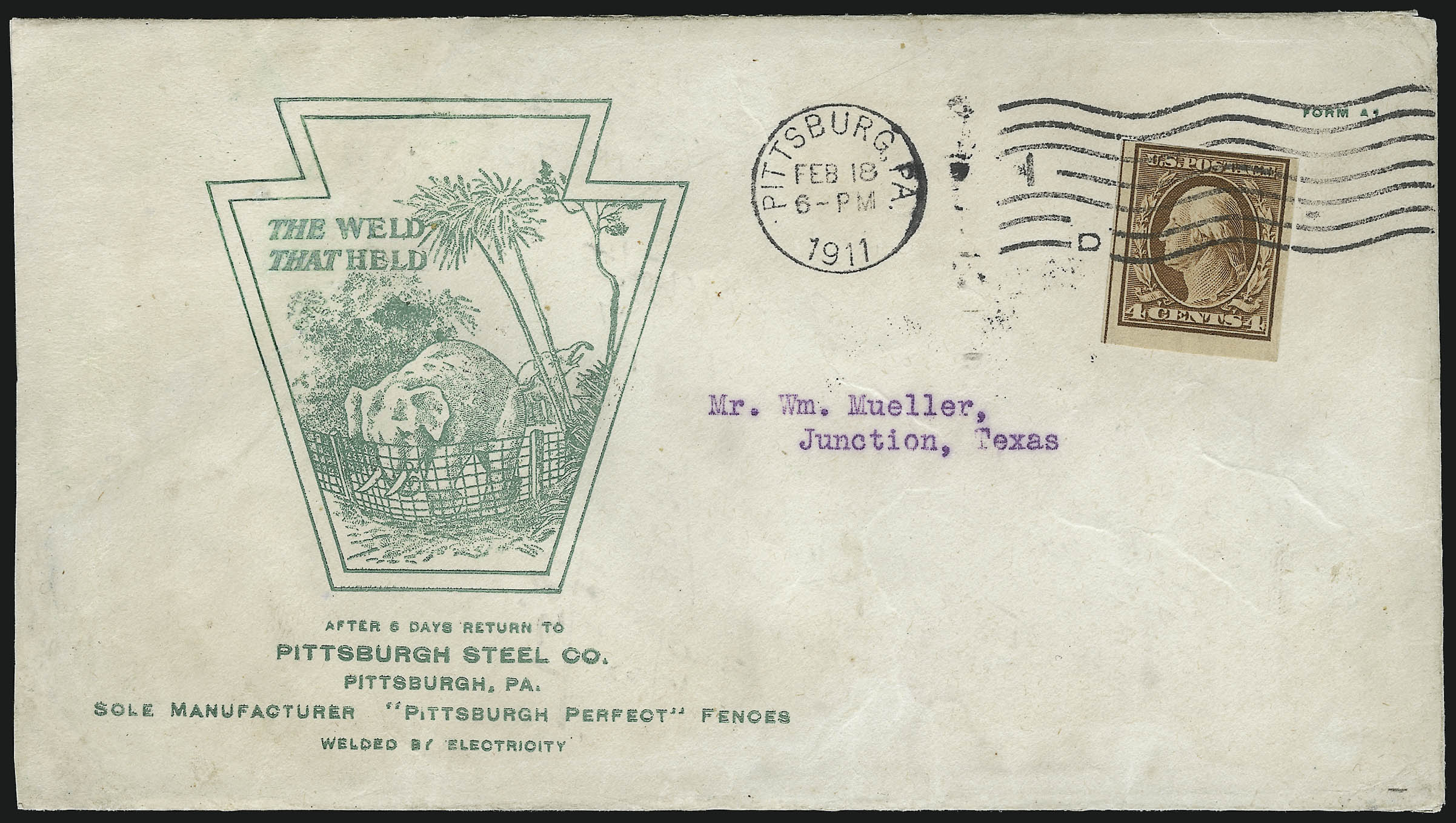 Sale no. 1093 — Lot no. 105 — Siegel Auction Galleries