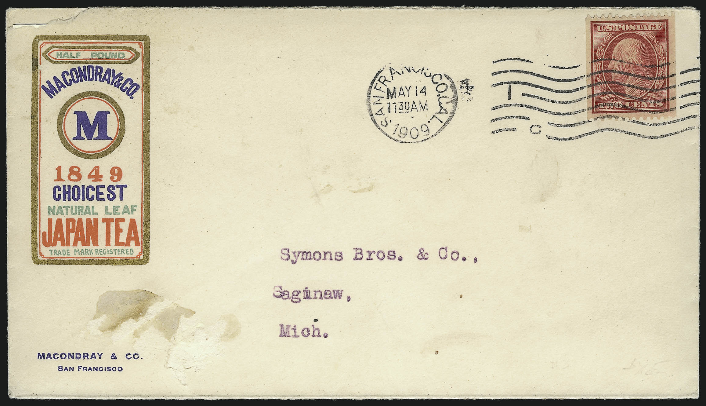 Sale no. 1093 — Lot no. 115 — Siegel Auction Galleries