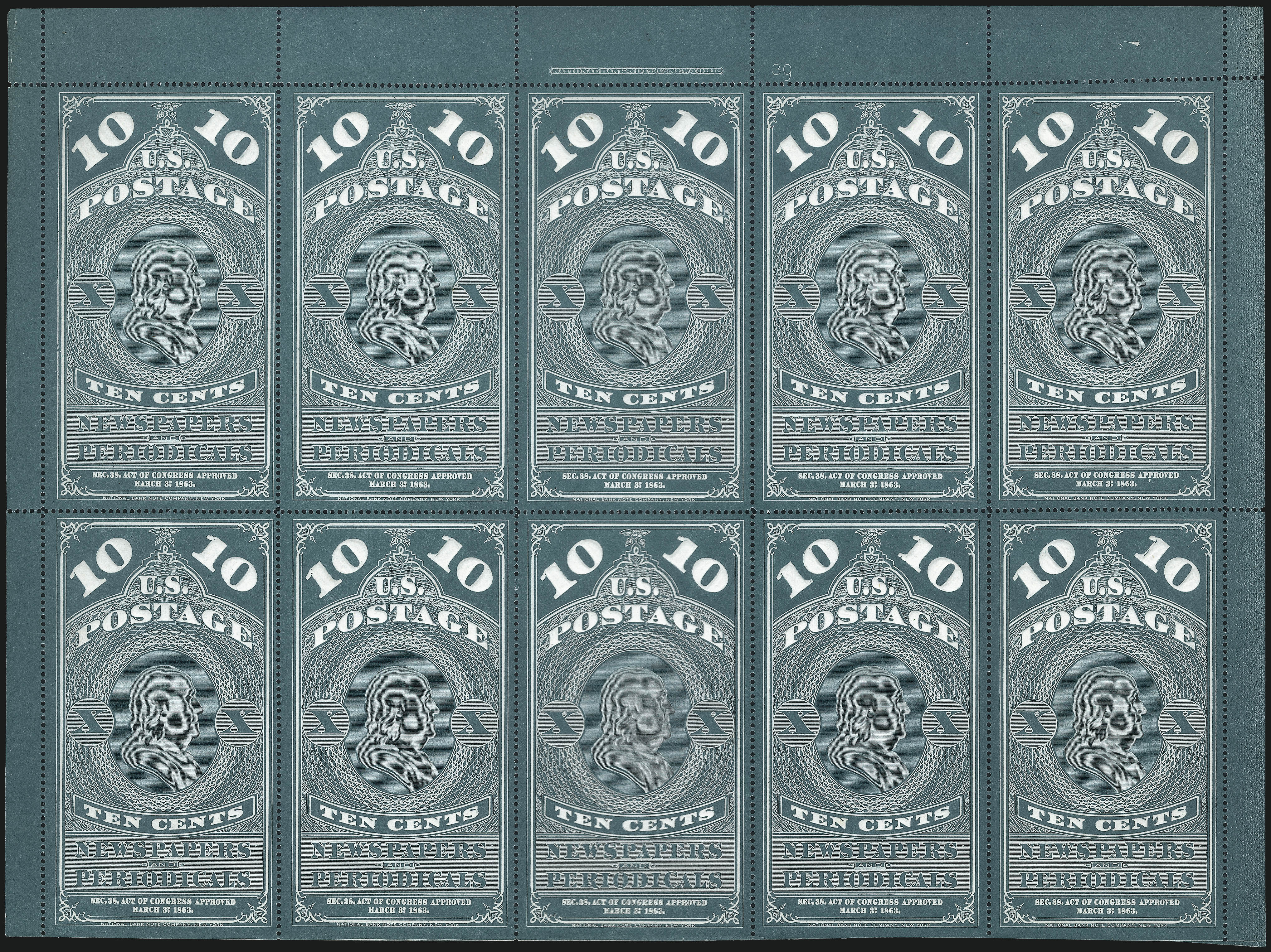 Sale no. 1094 — Lot no. 168 — Siegel Auction Galleries