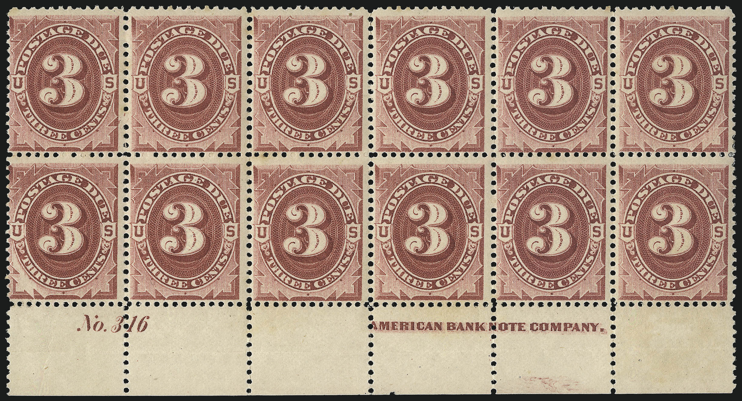 Sale no. 1096 — Lot no. 851 — Siegel Auction Galleries