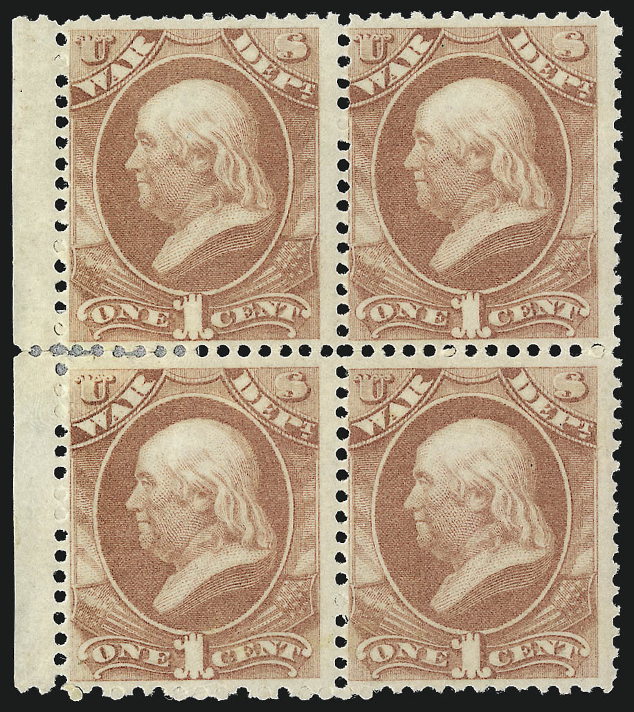 Sale no. 1100 — Lot no. 100 — Siegel Auction Galleries