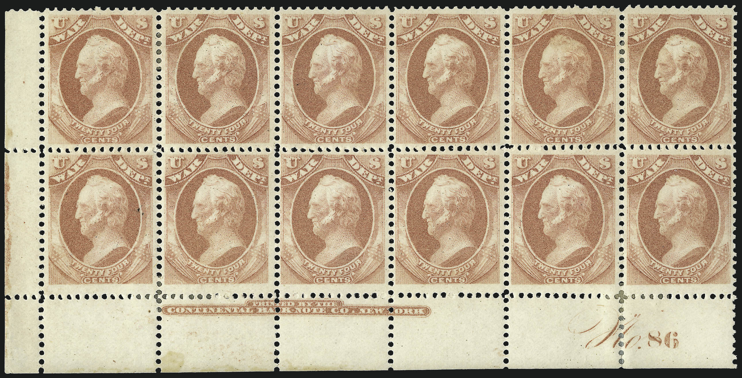 Sale no. 1100 — Lot no. 106 — Siegel Auction Galleries