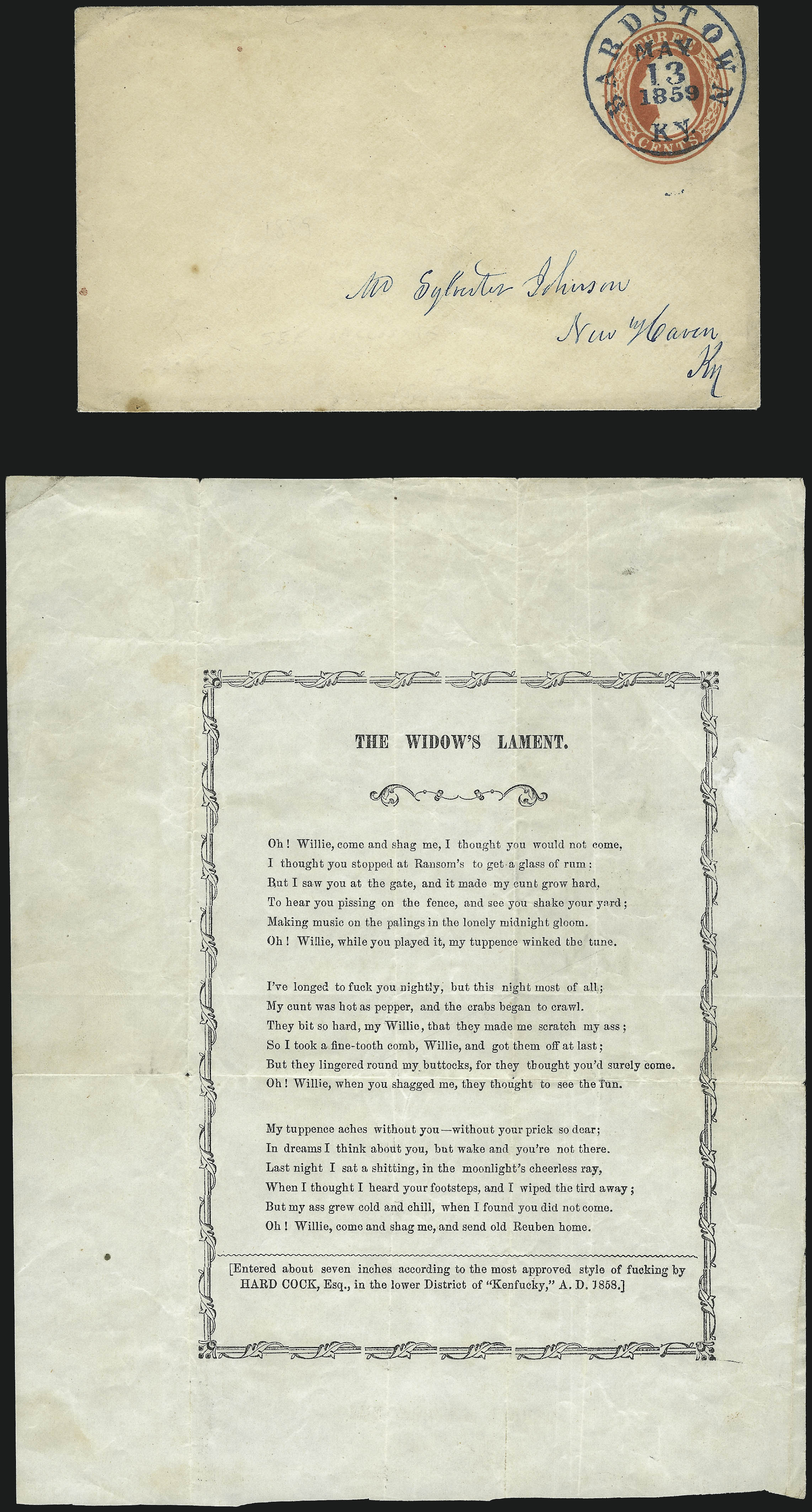 Sale no. 1106 — Lot no. 3039 — Siegel Auction Galleries