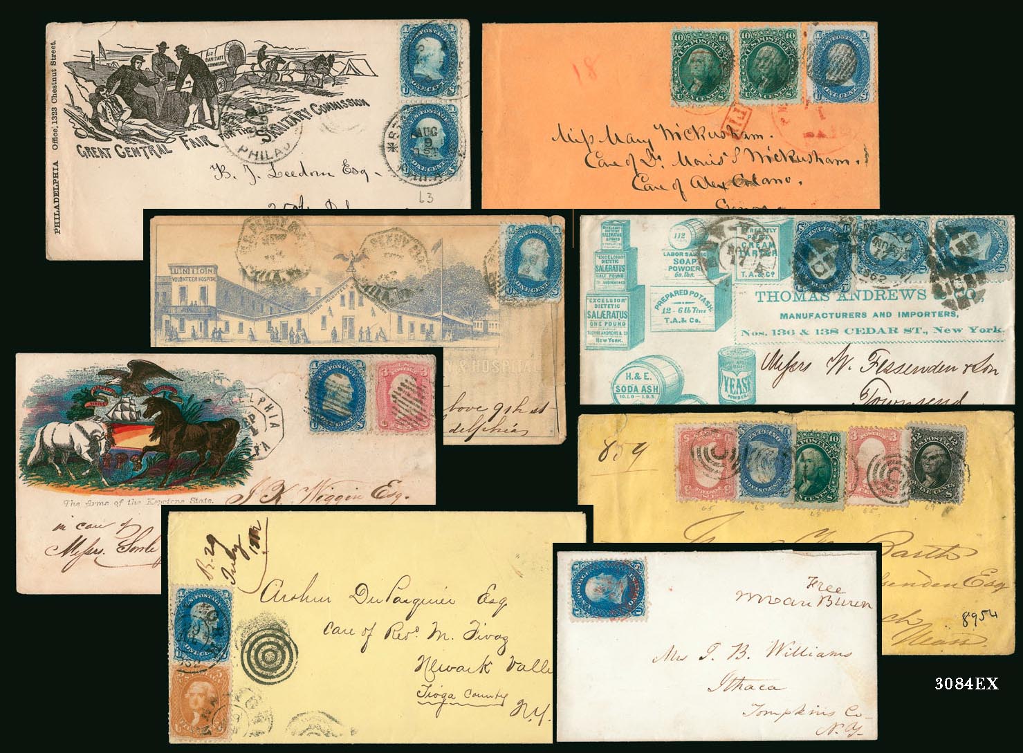 Sale no. 1106 — Lot no. 3084 — Siegel Auction Galleries