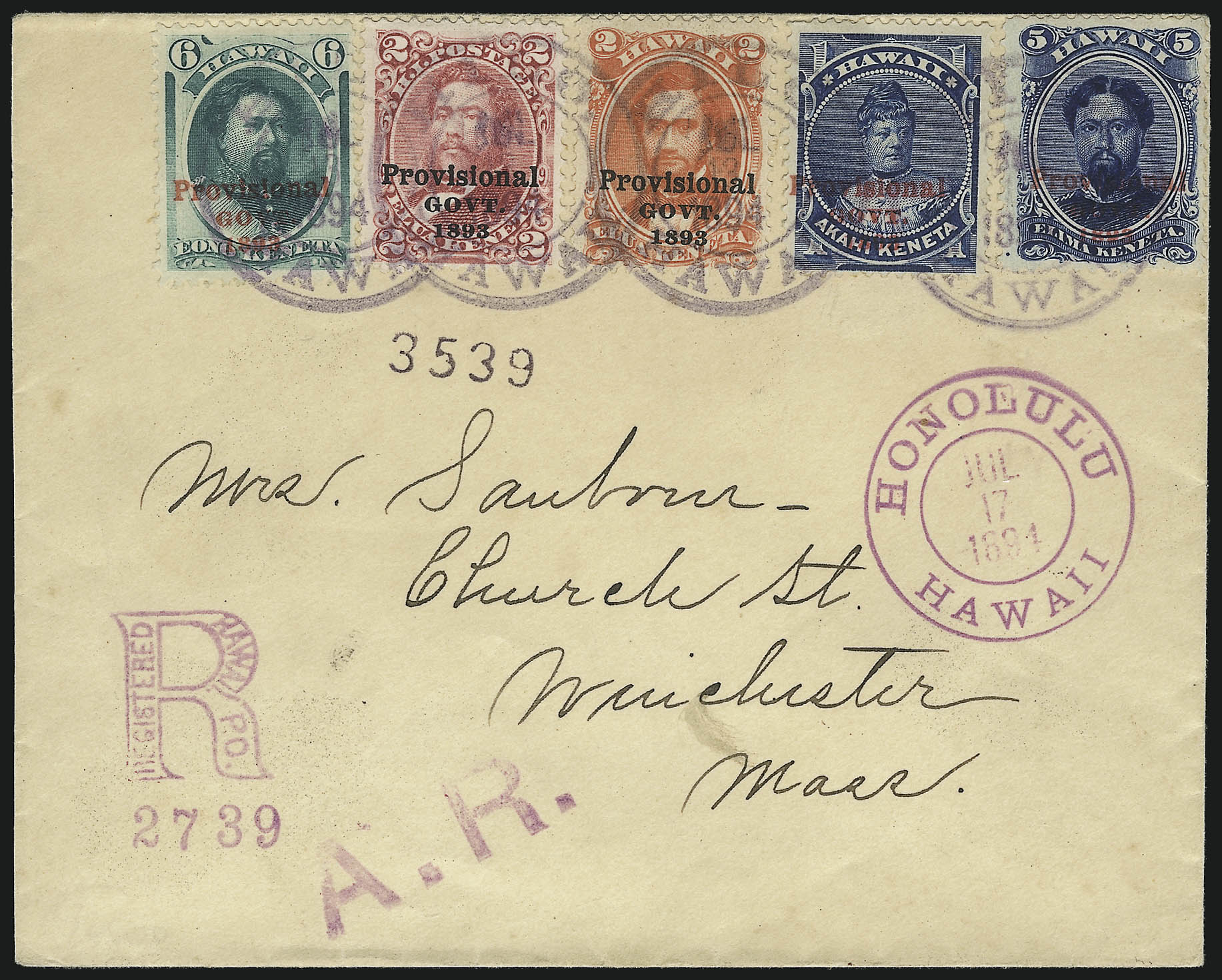 Sale no. 1107 — Lot no. 690 — Siegel Auction Galleries