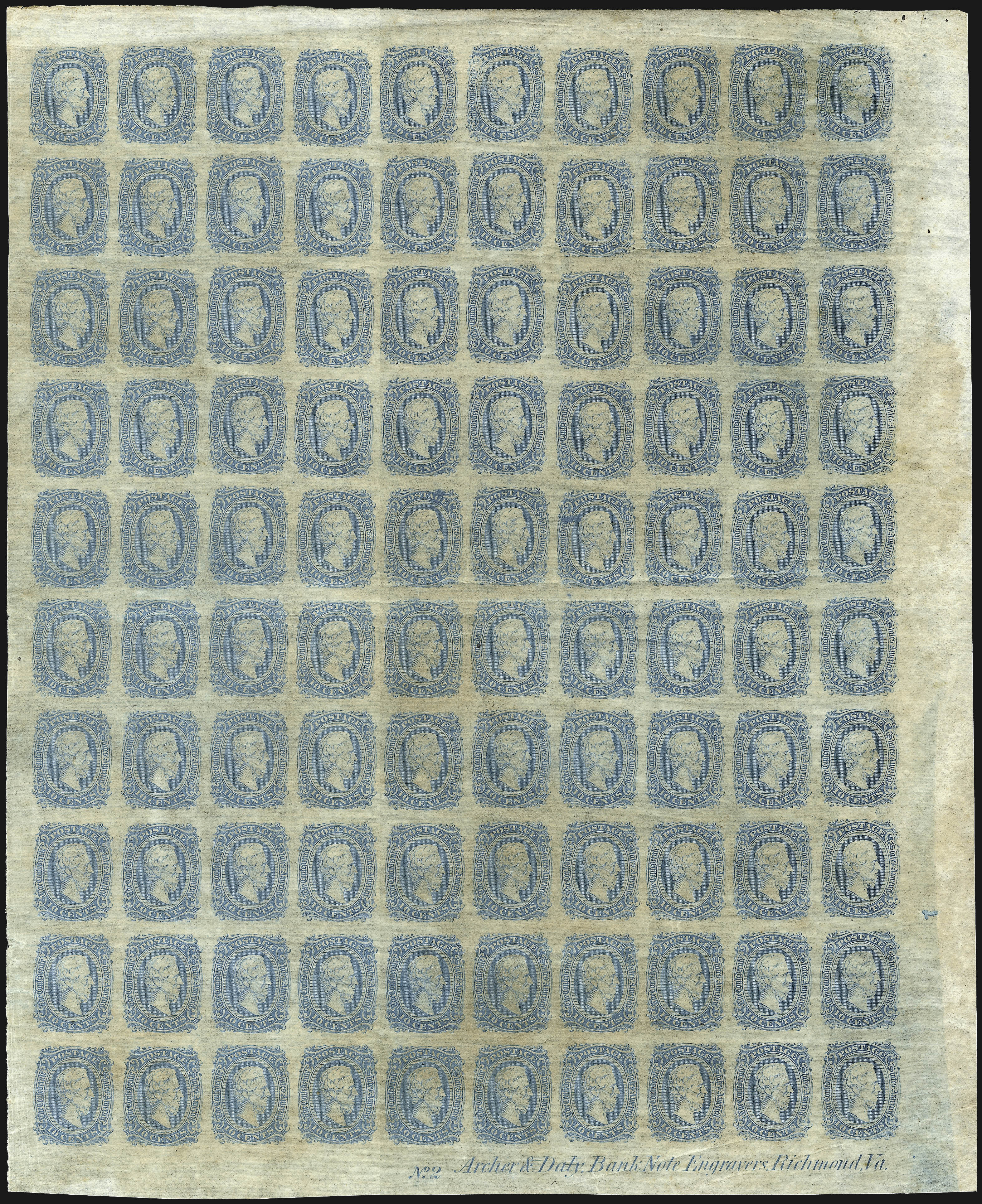 Sale no. 1107 — Lot no. 725 — Siegel Auction Galleries