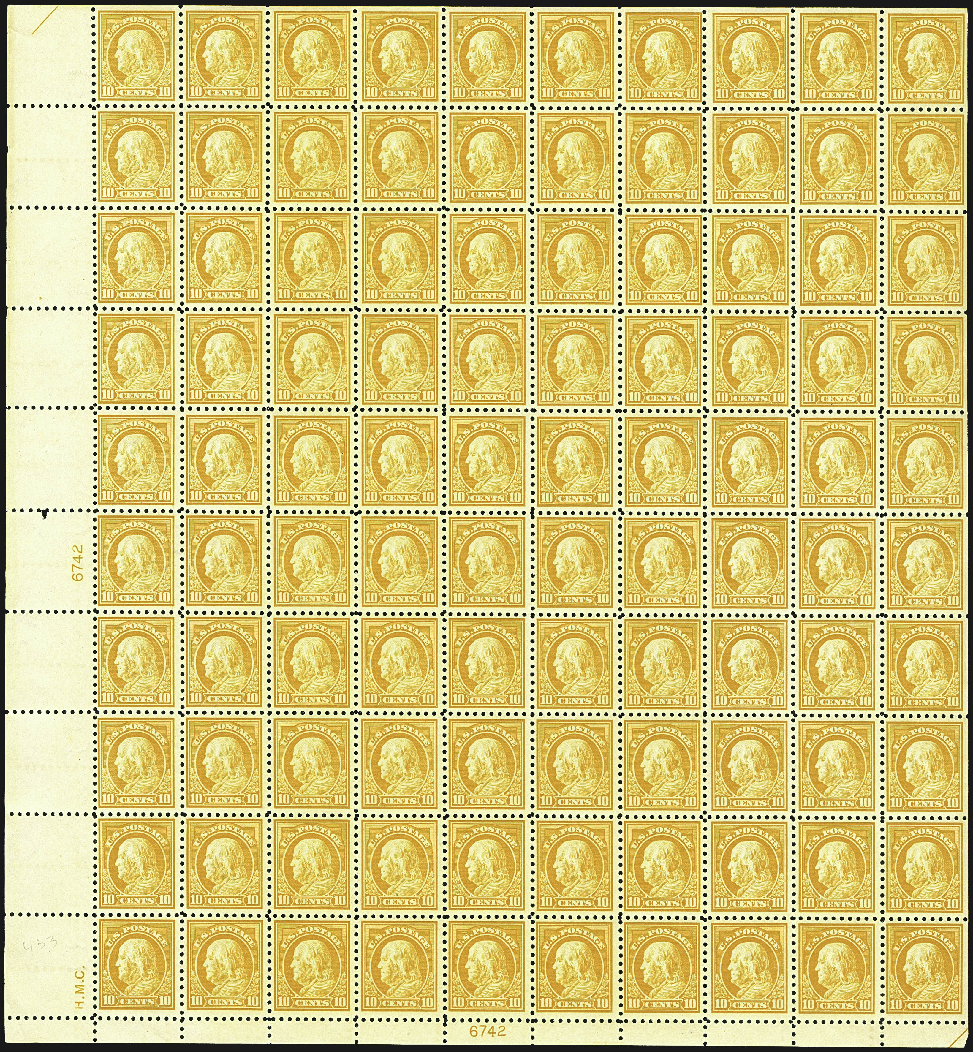 Sale no. 1107 — Lot no. 760 — Siegel Auction Galleries