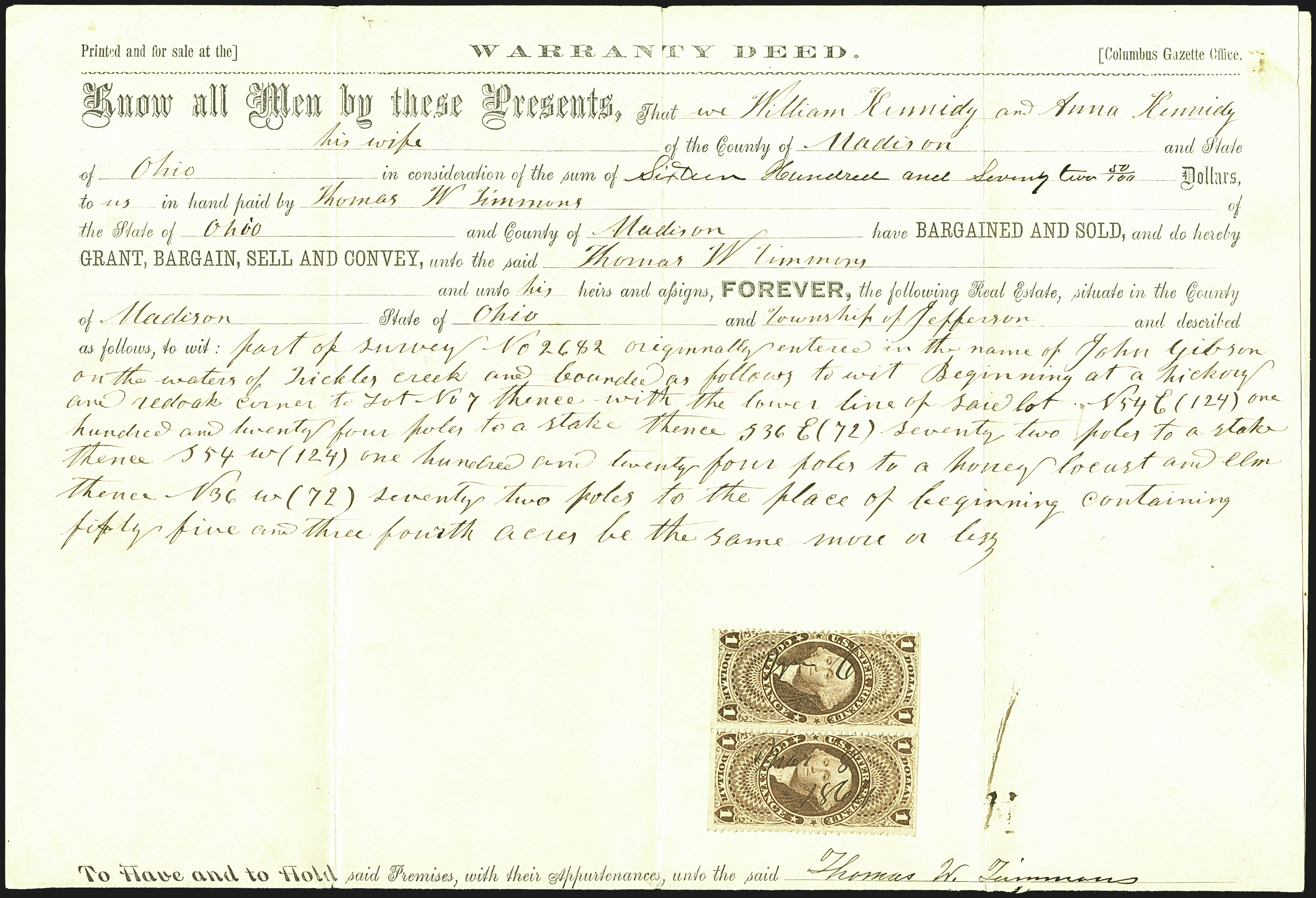 Sale no. 1110 — Lot no. 1231 — Siegel Auction Galleries