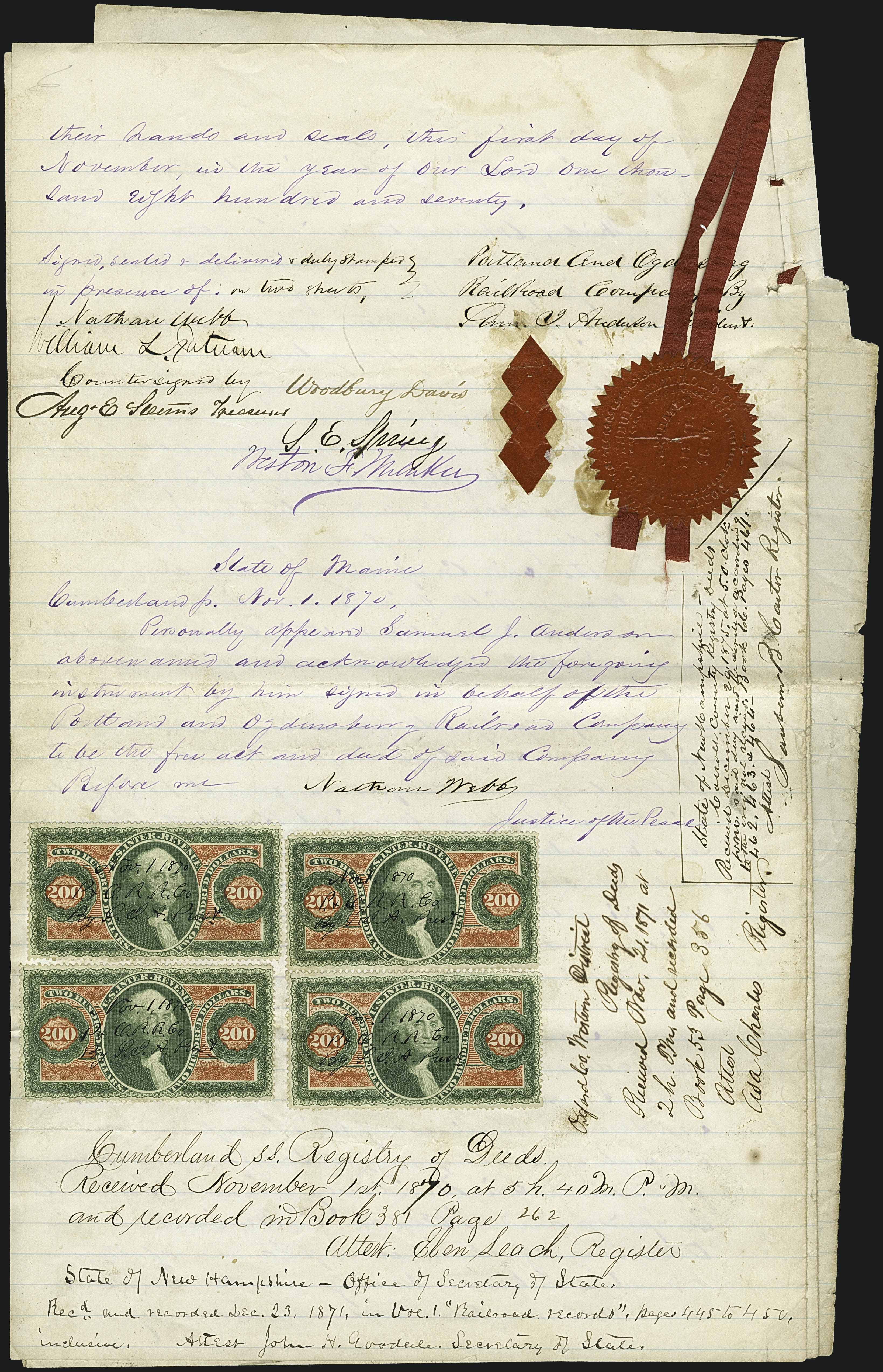 Sale no. 1110 — Lot no. 1242 — Siegel Auction Galleries