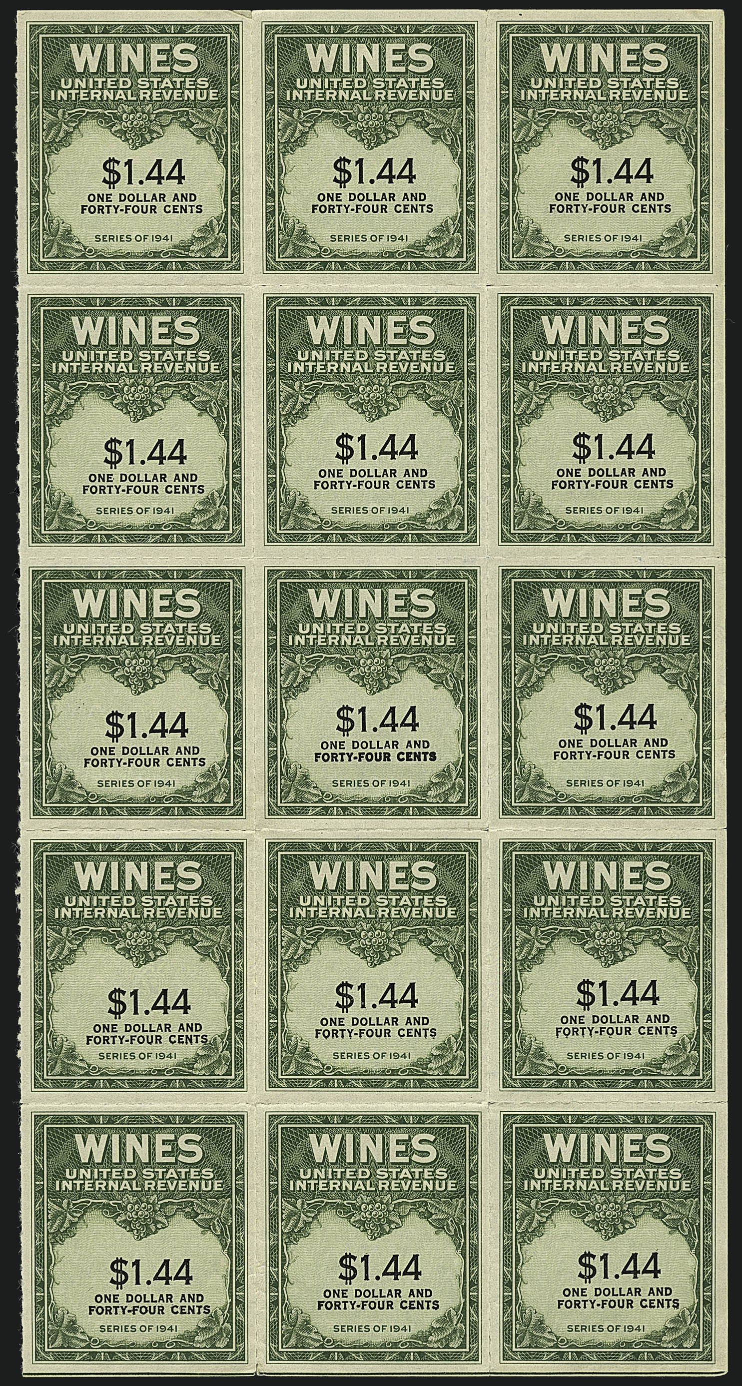 Sale no. 1111 — Lot no. 831 — Siegel Auction Galleries