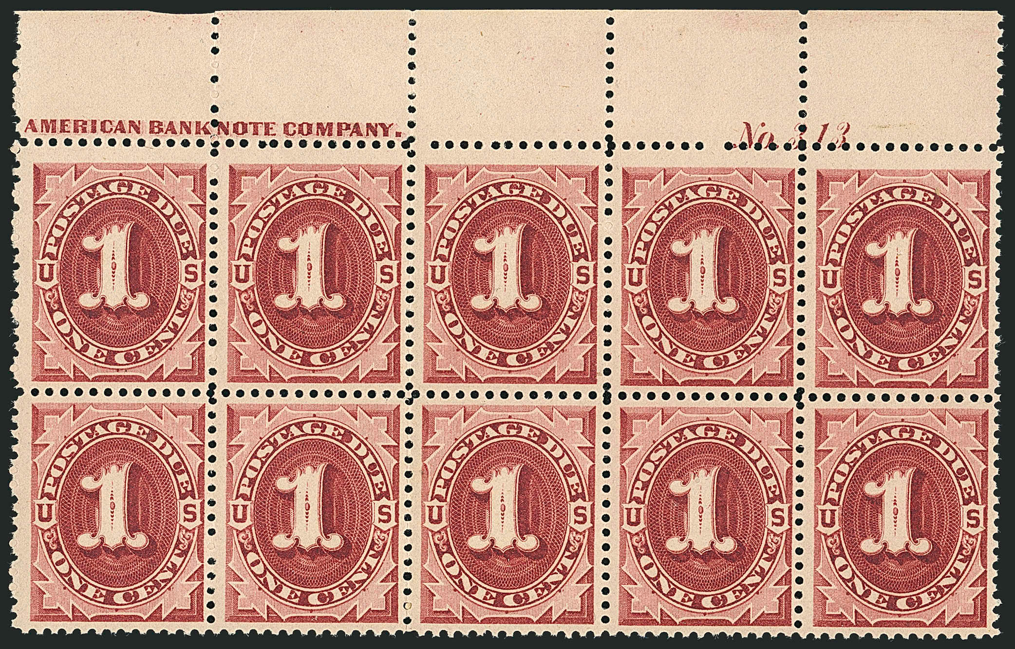 Sale no. 1116 — Lot no. 3439 — Siegel Auction Galleries