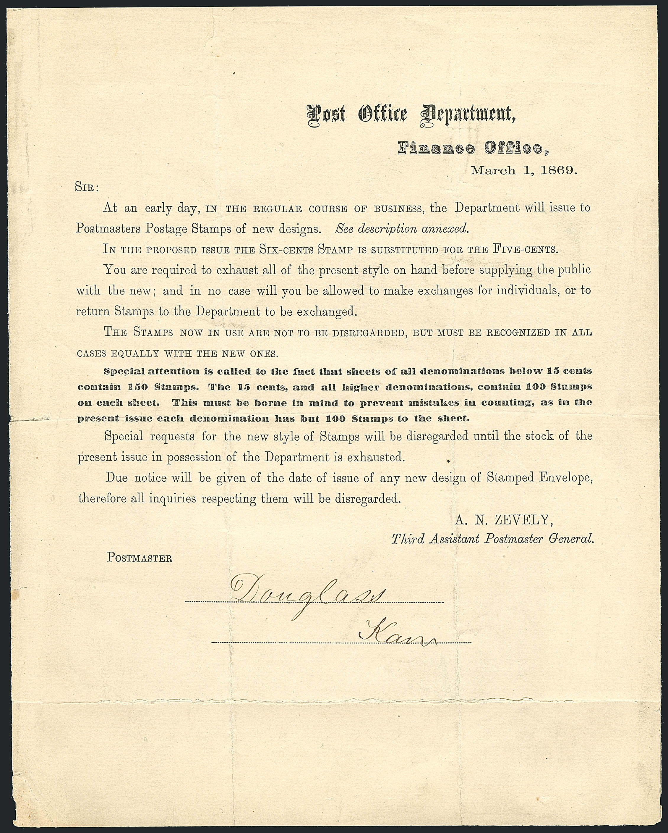 Sale no. 1118 — Lot no. 1 — Siegel Auction Galleries