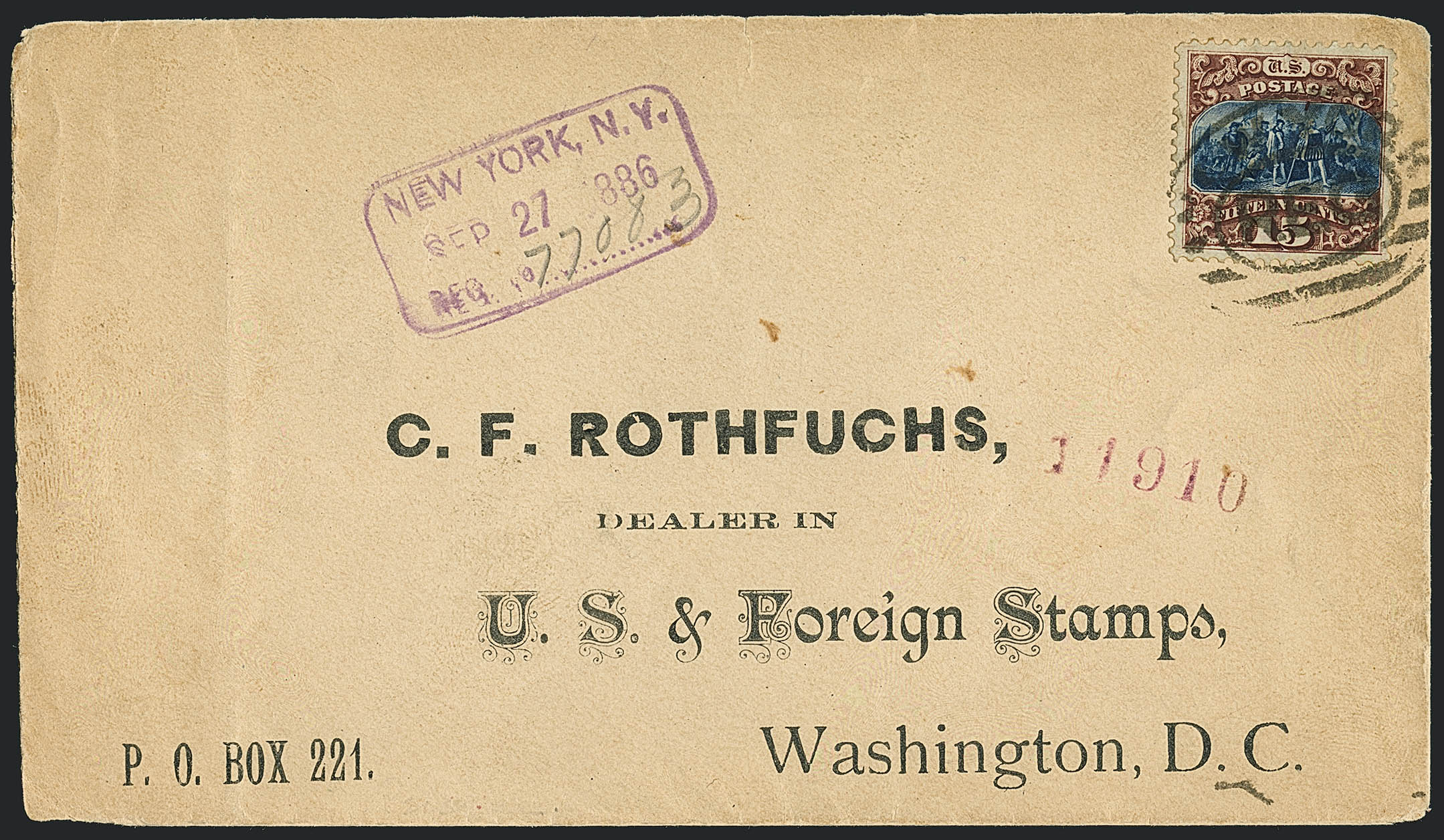 Sale no. 1118 — Lot no. 149 — Siegel Auction Galleries