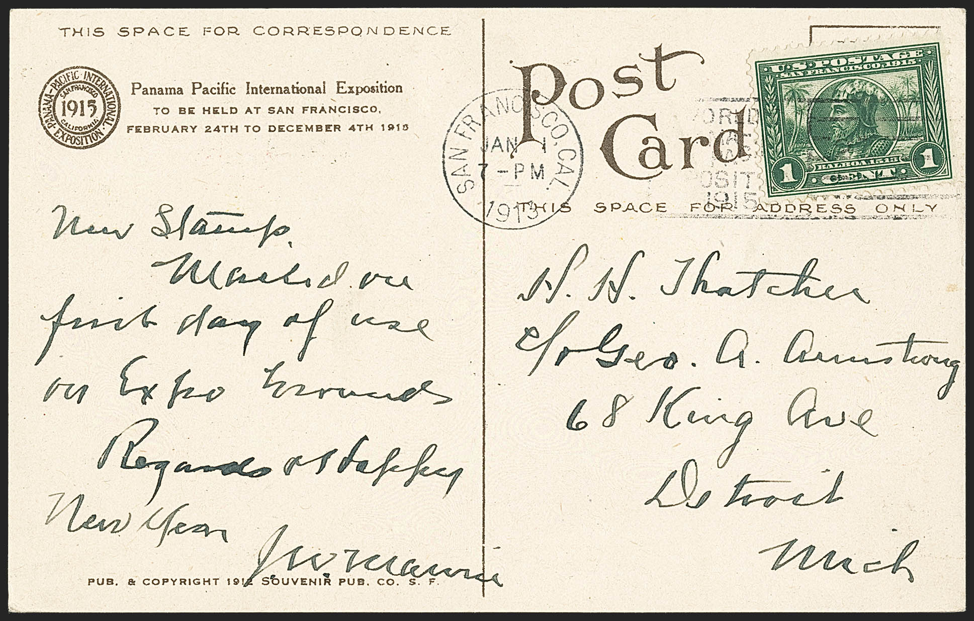 Sale no. 1129 — Lot no. 417 — Siegel Auction Galleries