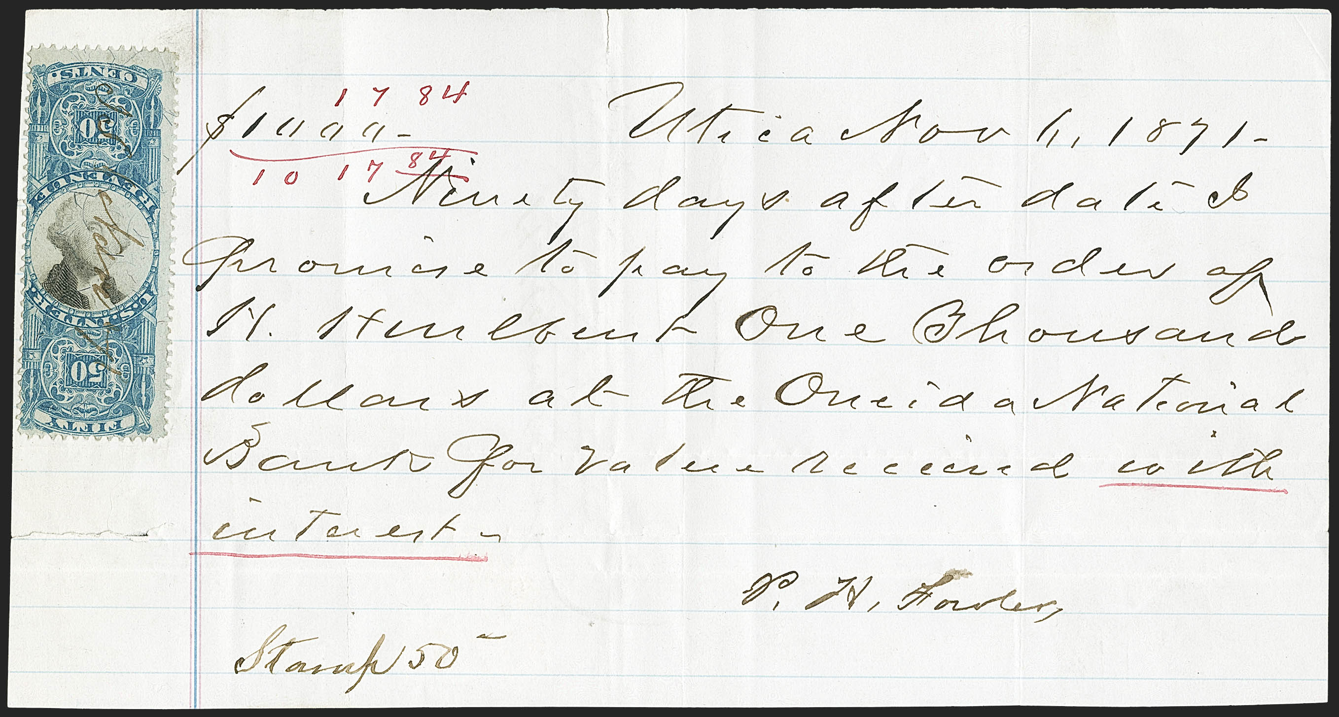 Sale no. 1139 — Lot no. 123 — Siegel Auction Galleries