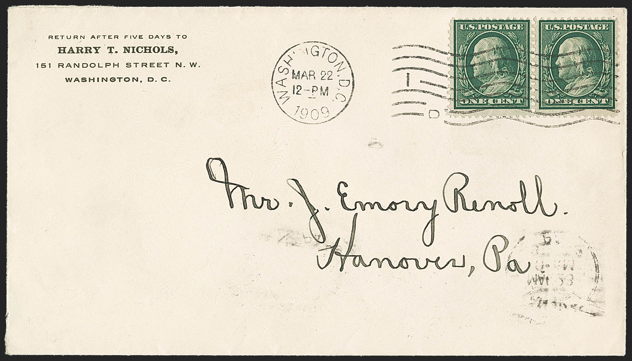 Sale no. 1148 — Lot no. 110 — Siegel Auction Galleries