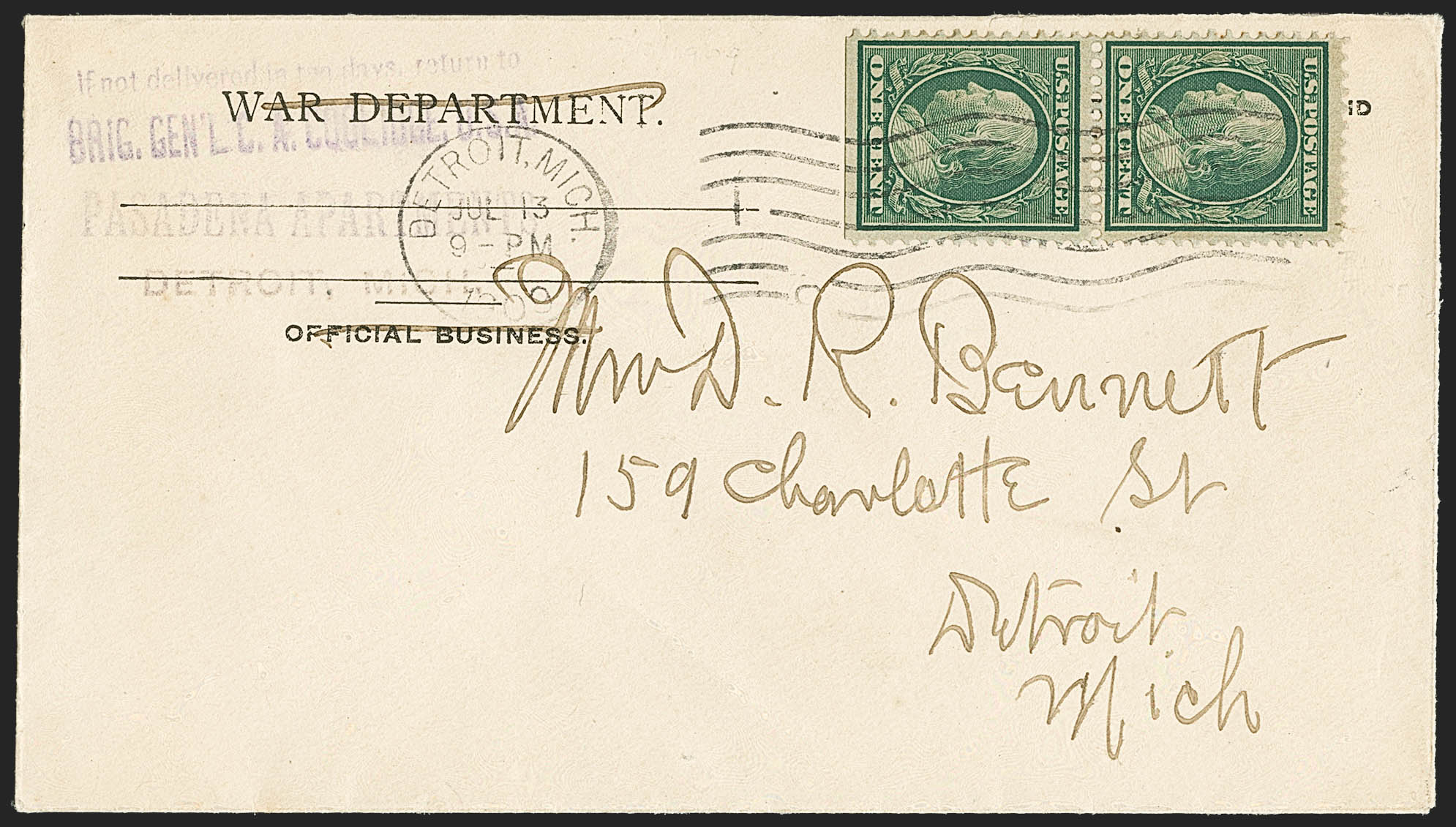 Sale no. 1148 — Lot no. 111 — Siegel Auction Galleries